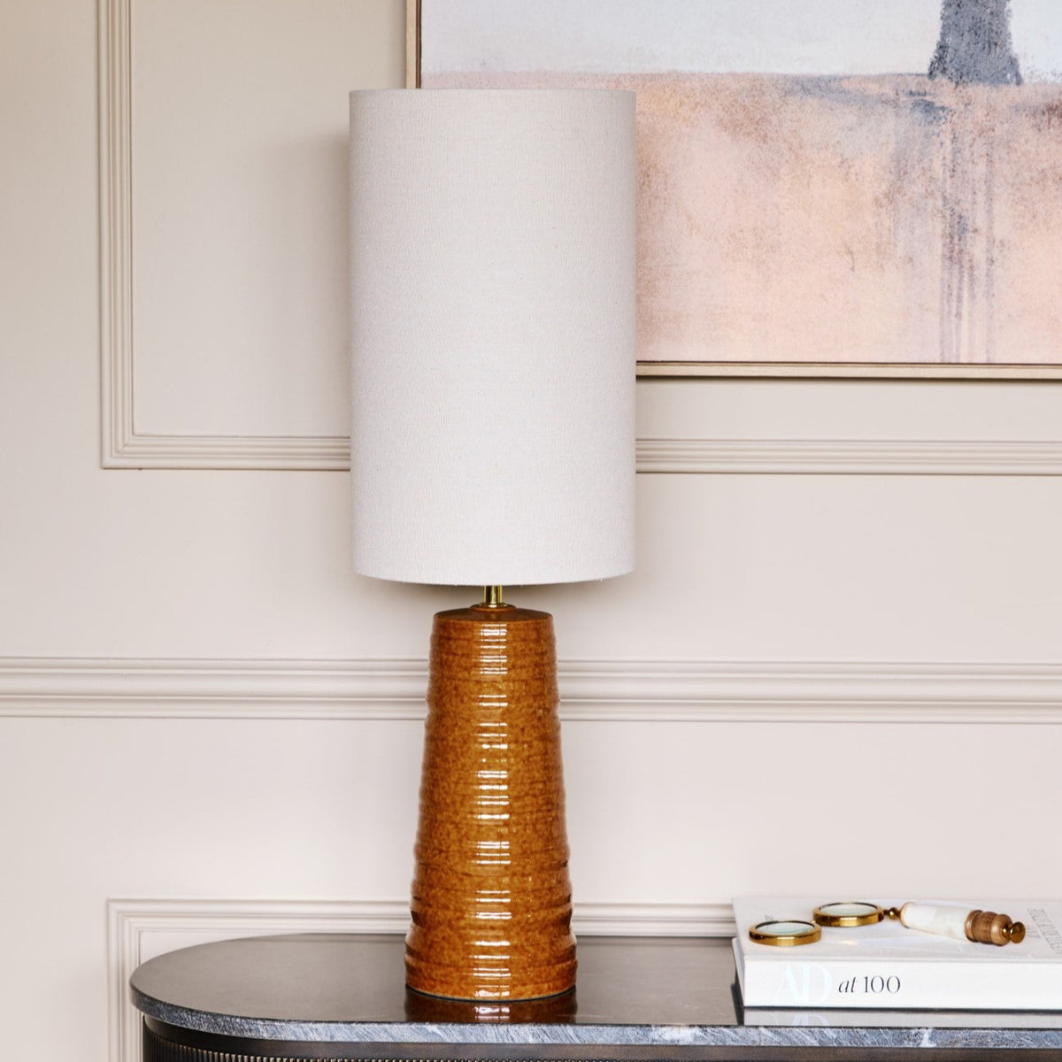 Tivoli Terracotta Ceramic Table Lamp