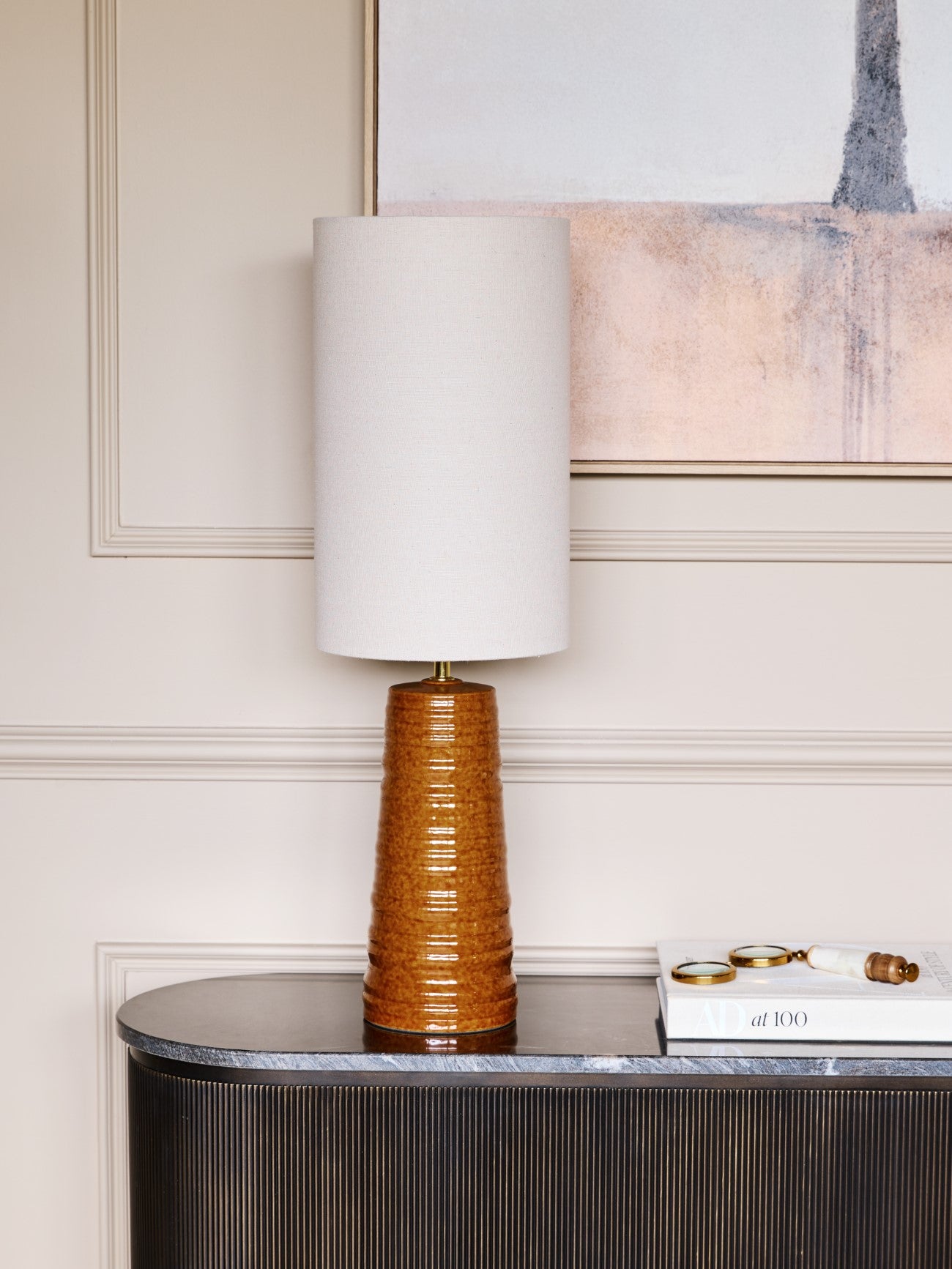 Tivoli Terracotta Ceramic Table Lamp