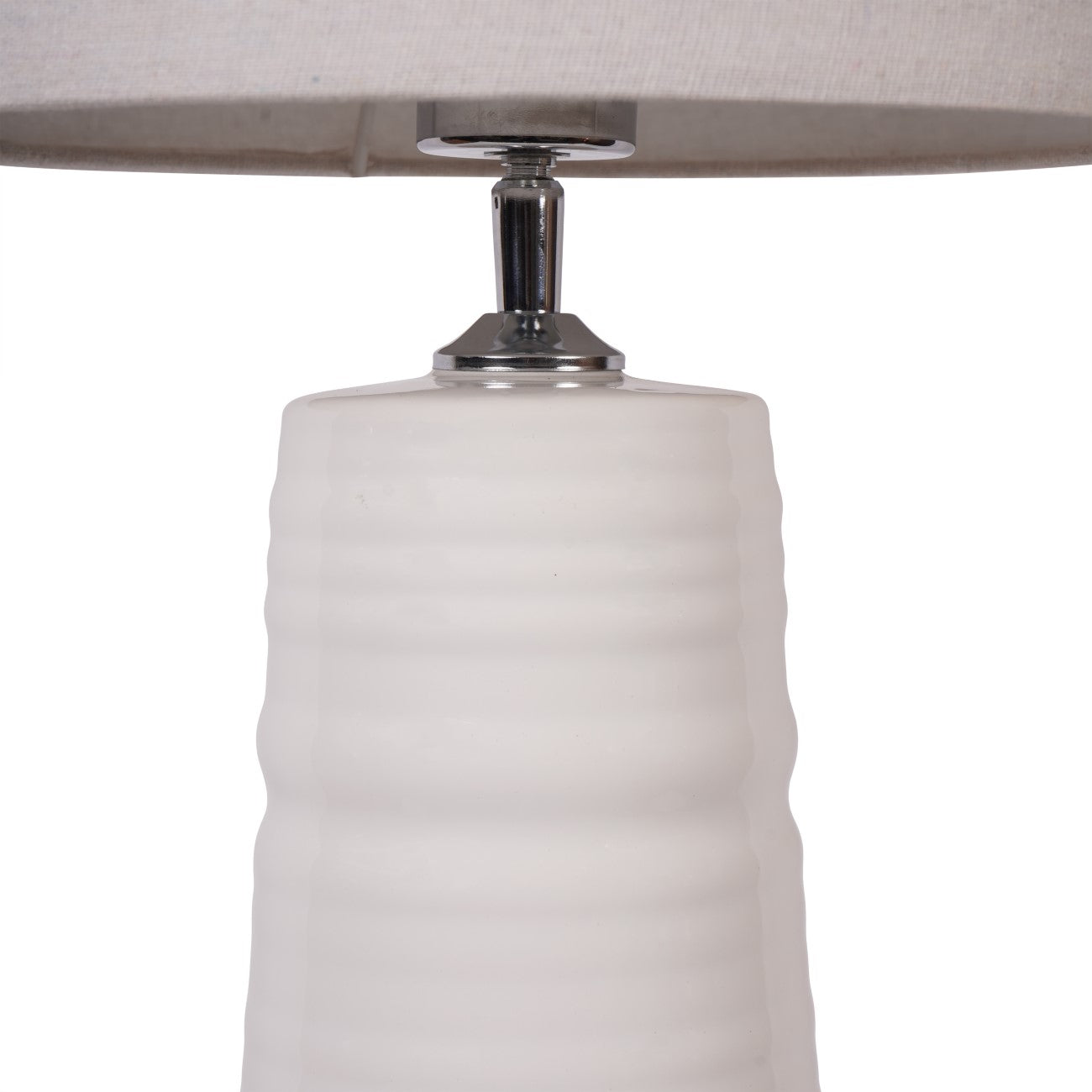 Tivoli Tall Ceramic Floor Lamp White with Shade