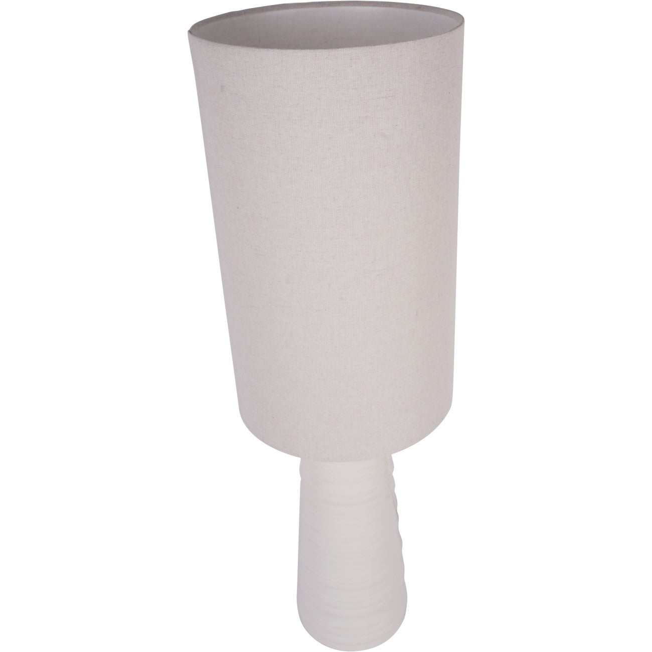 Tivoli Ceramic Table Lamp White with Shade