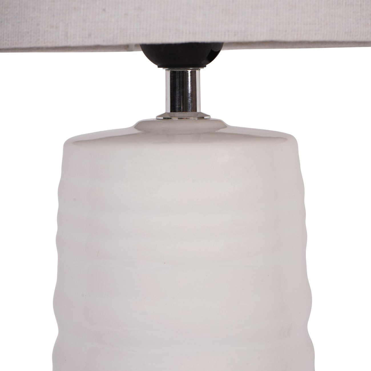 Tivoli Ceramic Table Lamp White with Shade