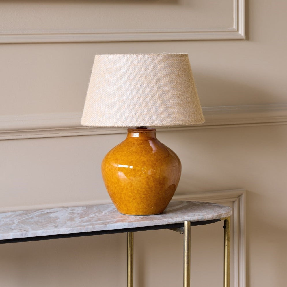 Aubrey Terracotta Ceramic Table Lamp | Small