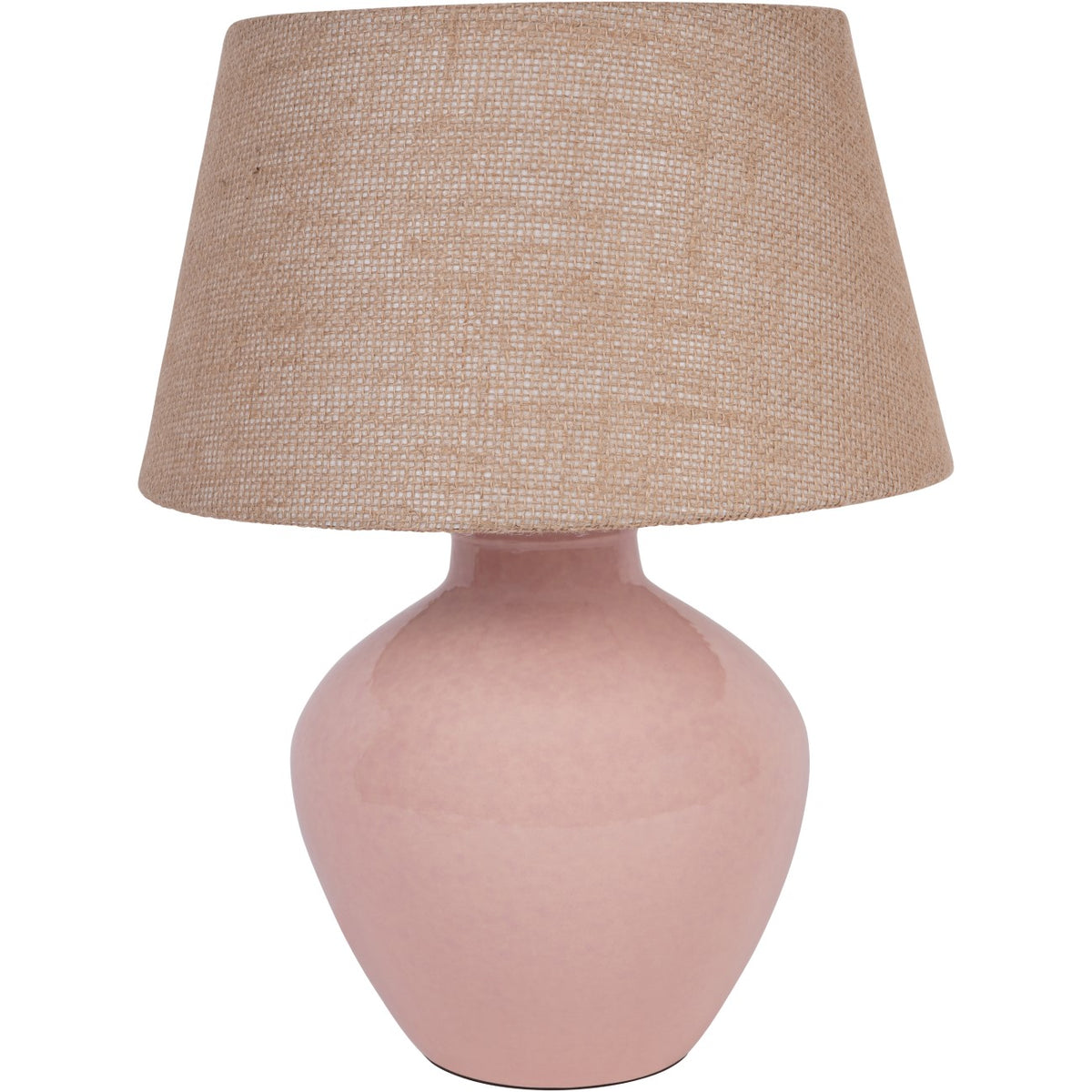 Aubrey Dusky Pink Ceramic Table Lamp | Small