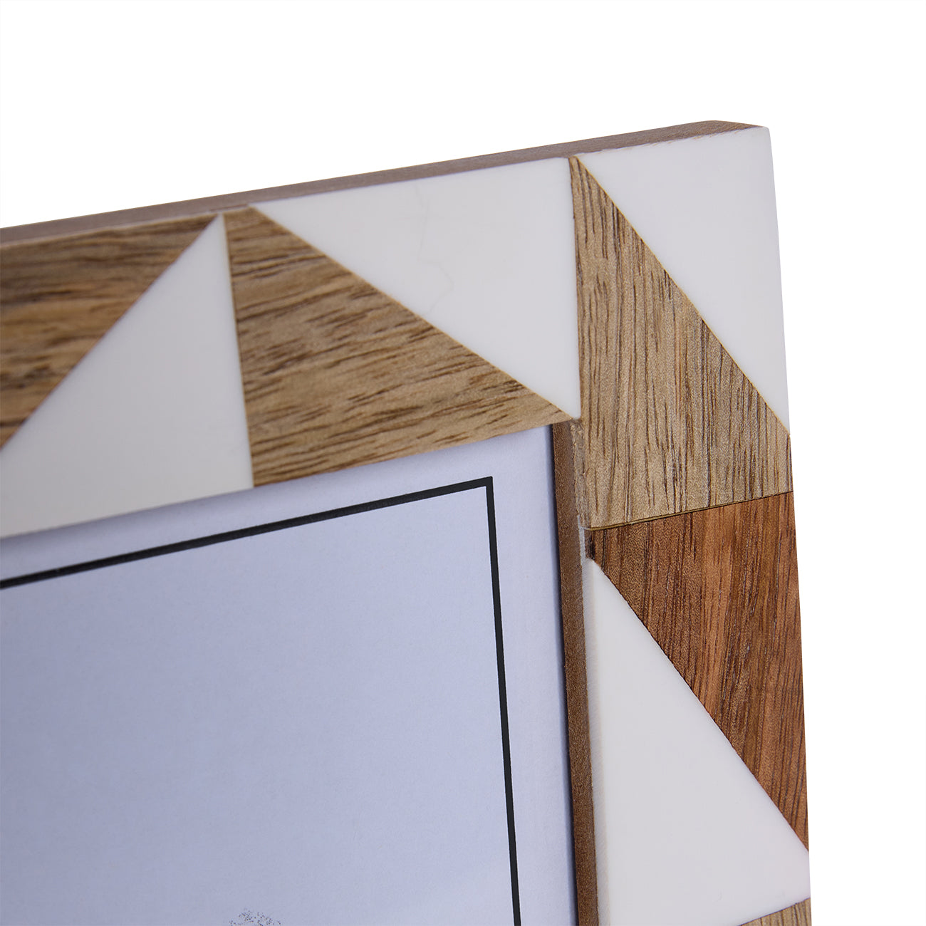 Geometric Resin Photo Frame 5x7