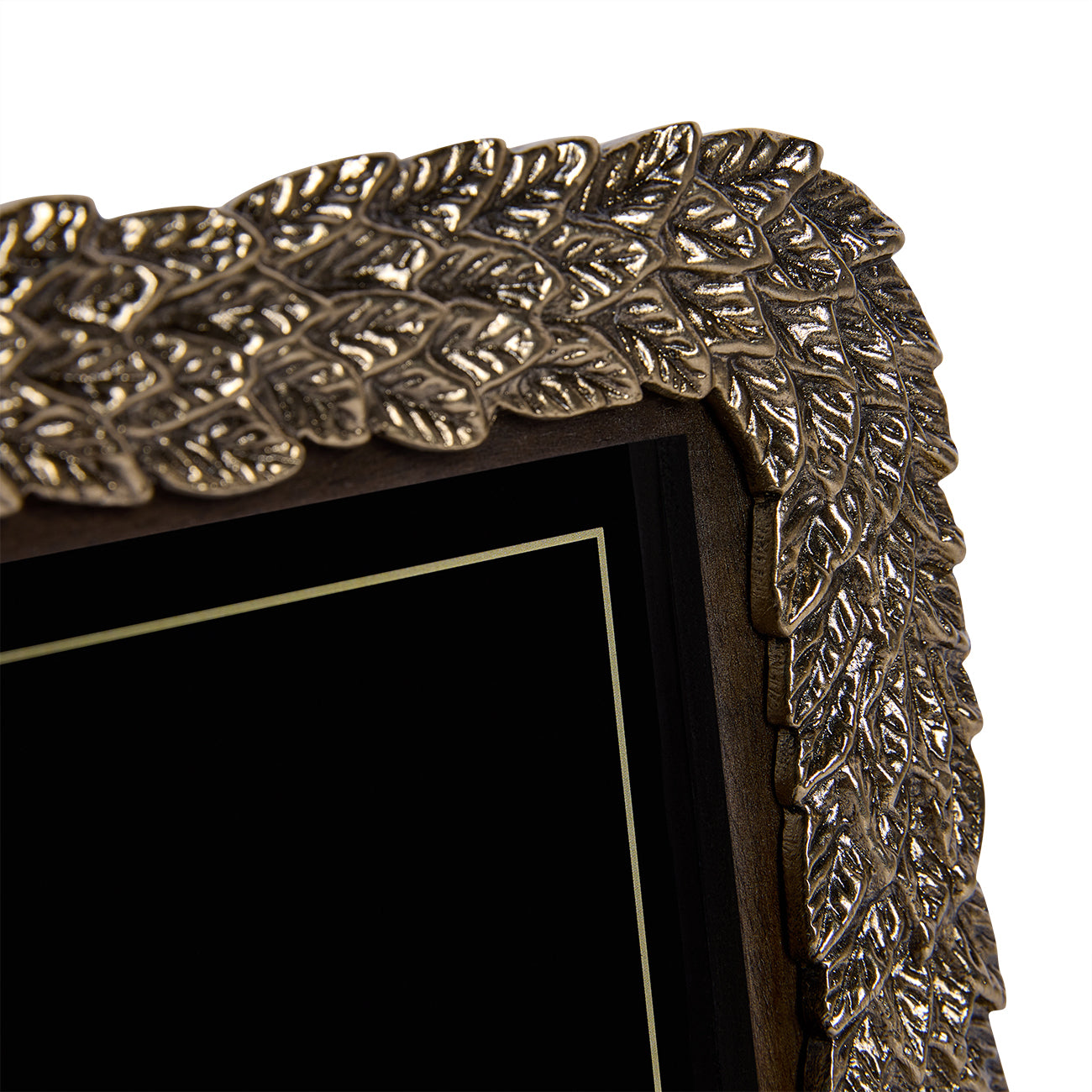 Antiqued Gold Leaf Photo Frame 5x7