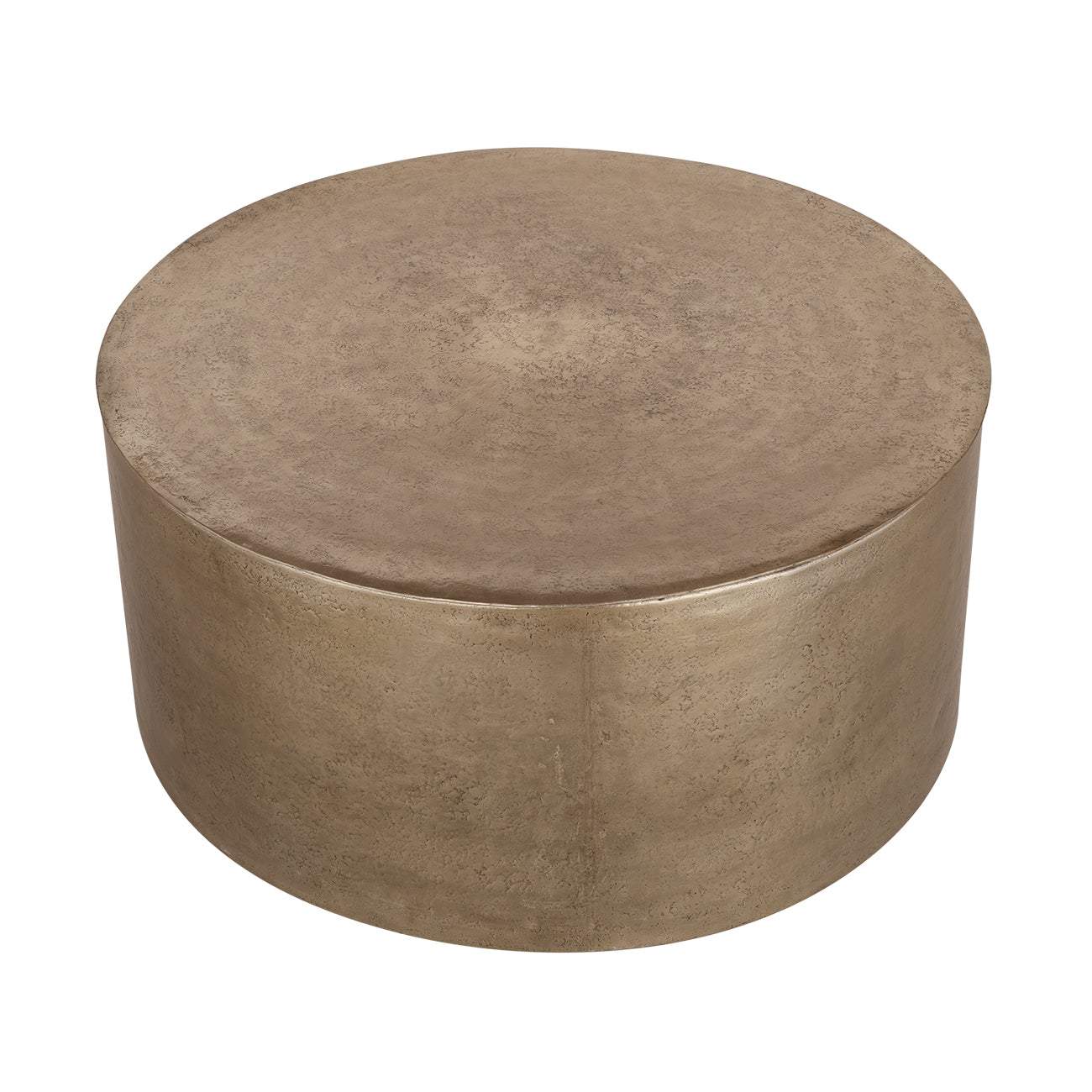 Zander Metal Drum Storage Coffee Table — view 3