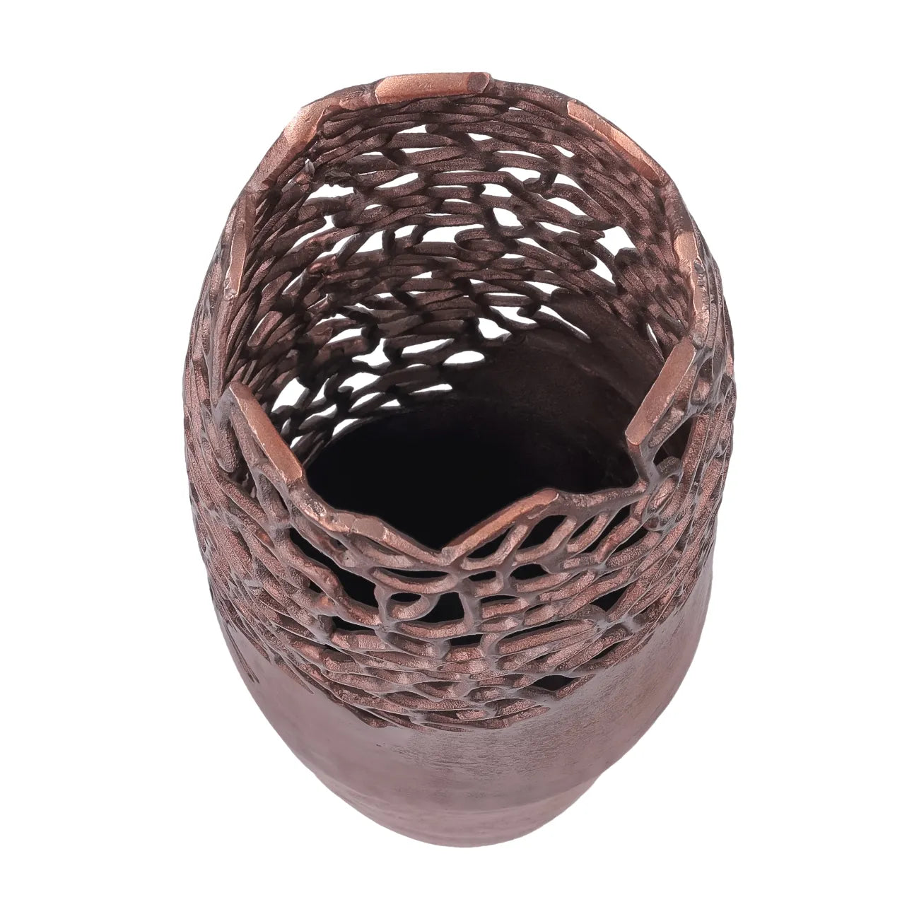 Apo Coral Raw Bronze Small Vase