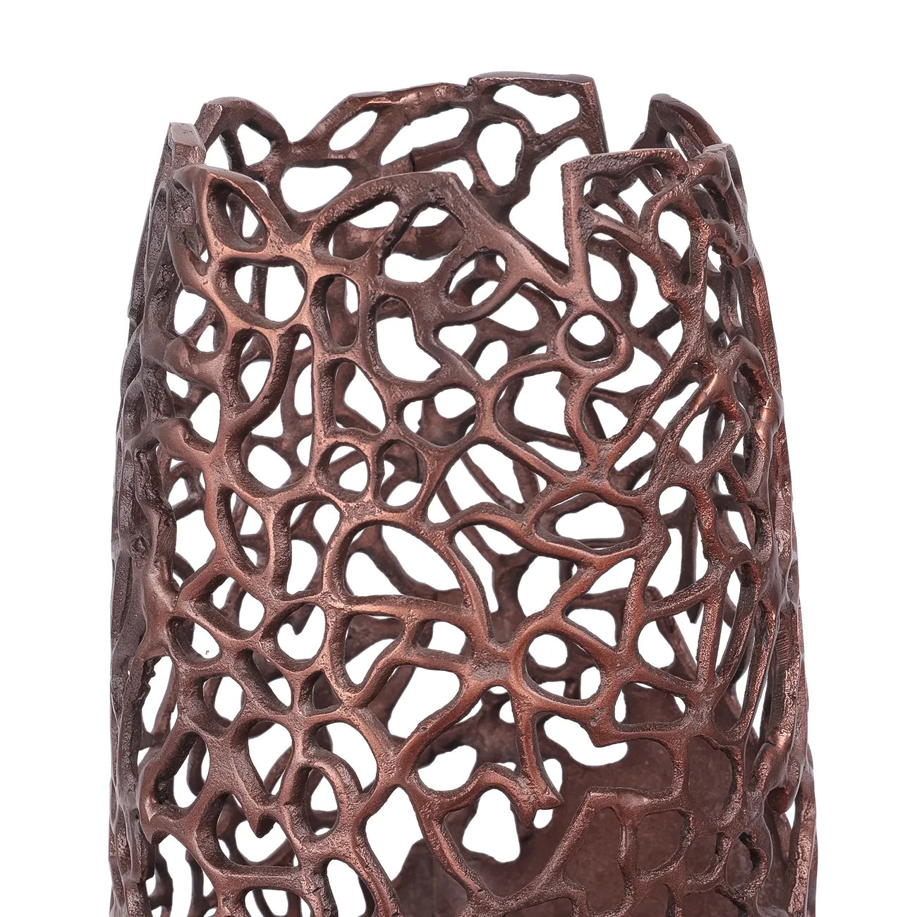 Apo Coral Raw Bronze Small Vase