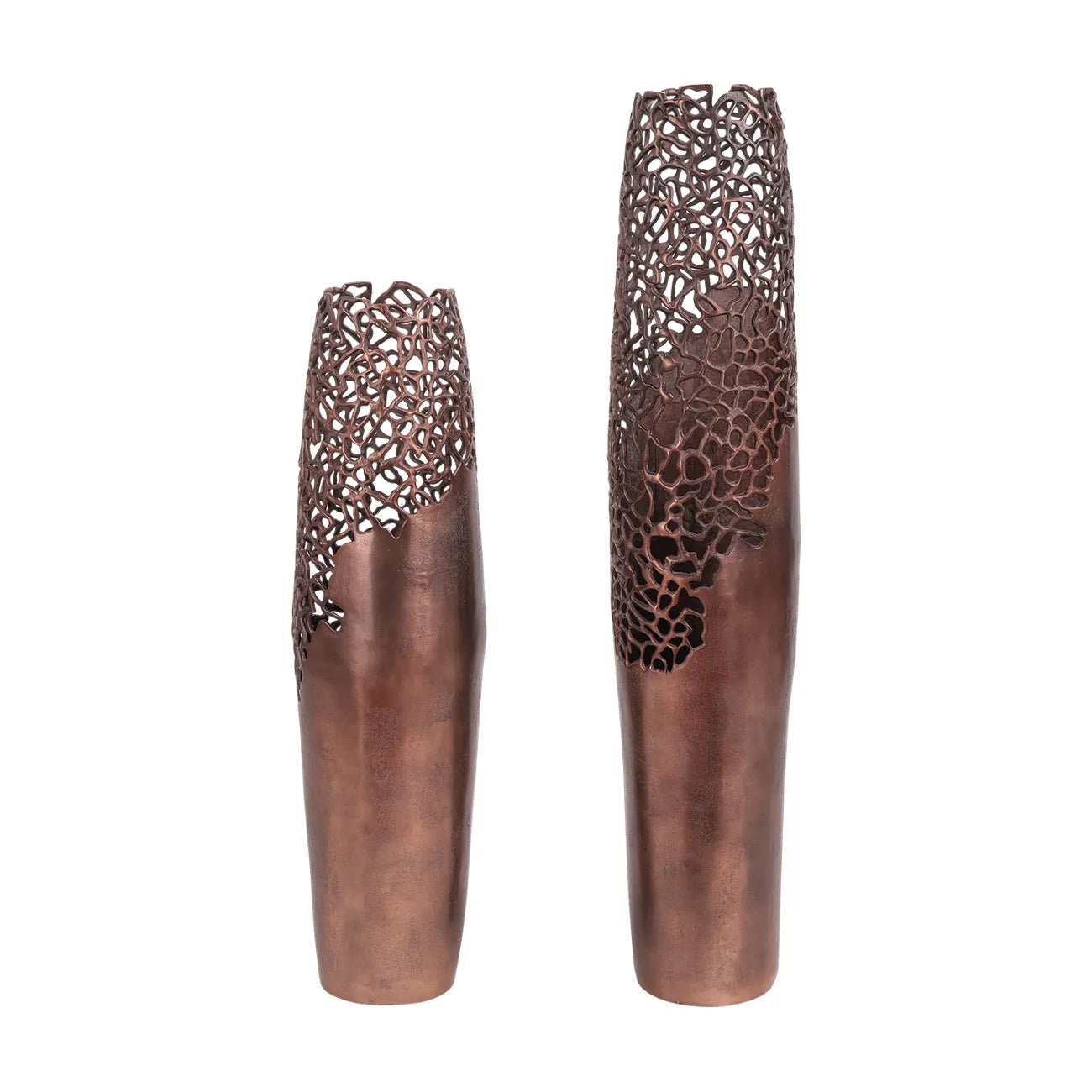 Apo Coral Raw Bronze Small Vase