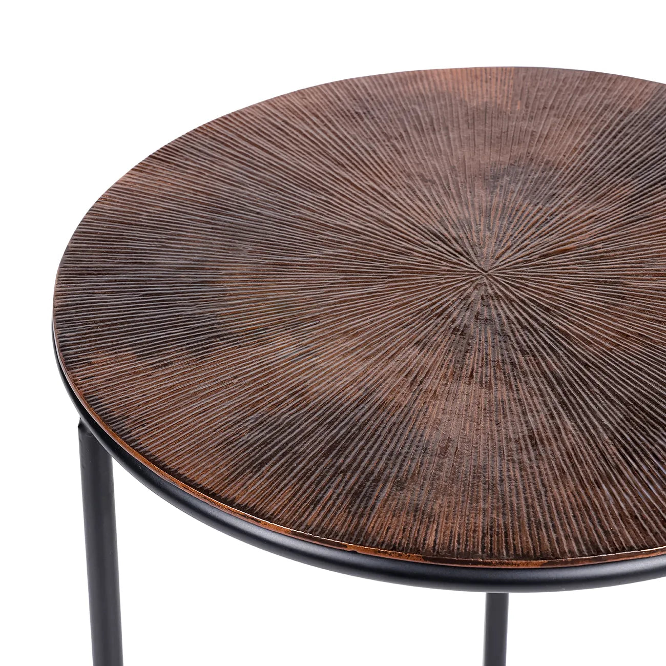 Tambora Metal Side Tables Nest - Set of 3