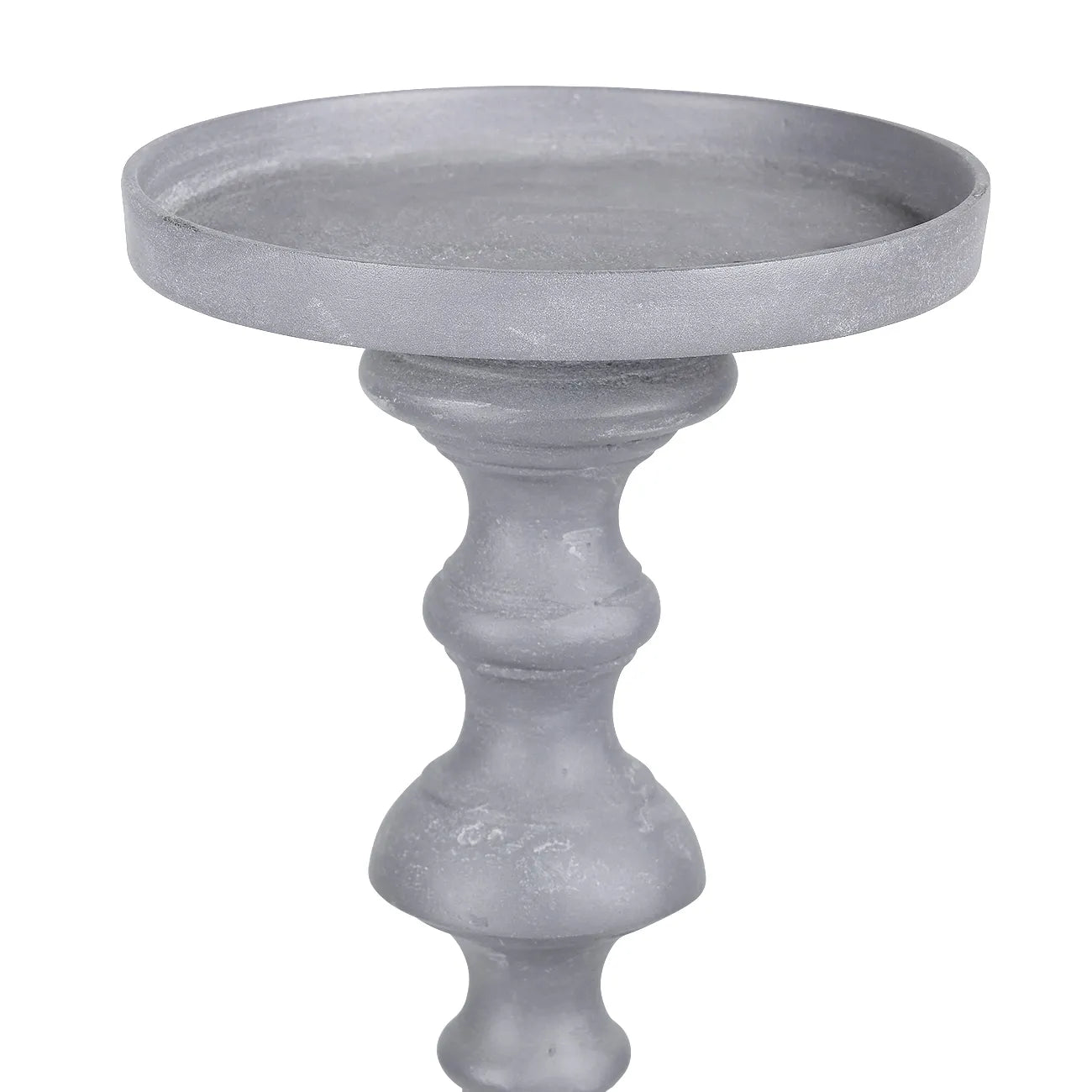 Van Dyk Grey Stonewash Pillar Holder 88cm