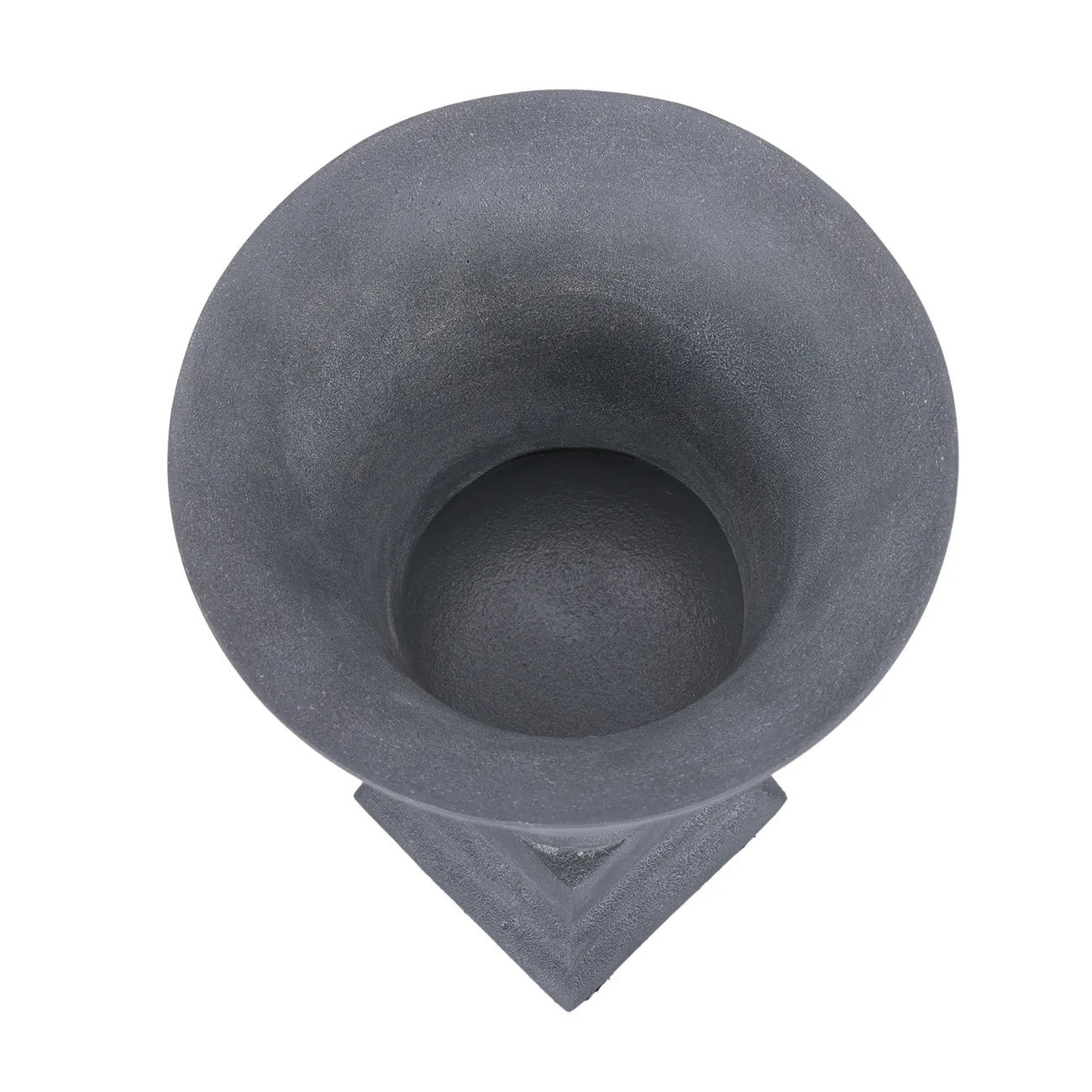 Van Dyk Tall Grey Stonewash Urn Vase Medium