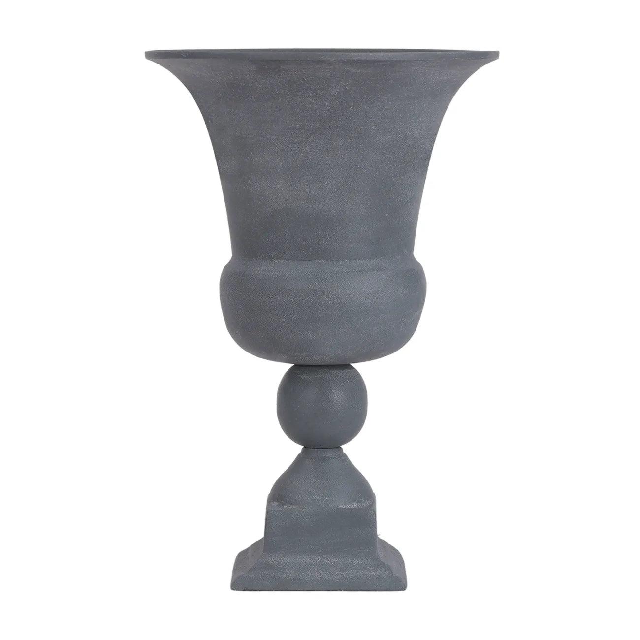 Van Dyk Tall Grey Stonewash Urn Vase Medium