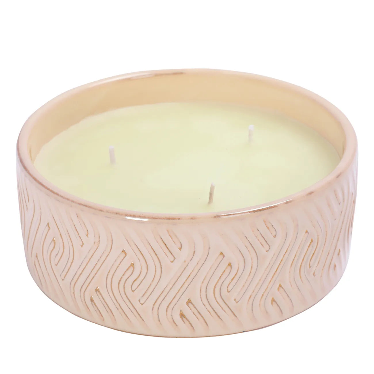 Serena Ceramic Candle Ivory