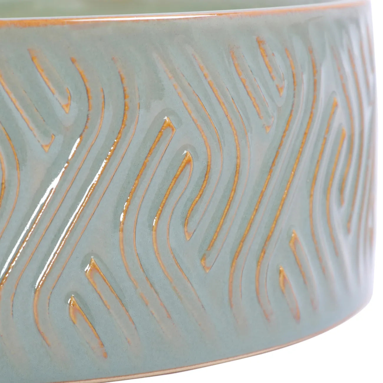 Serena Ceramic Candle Green