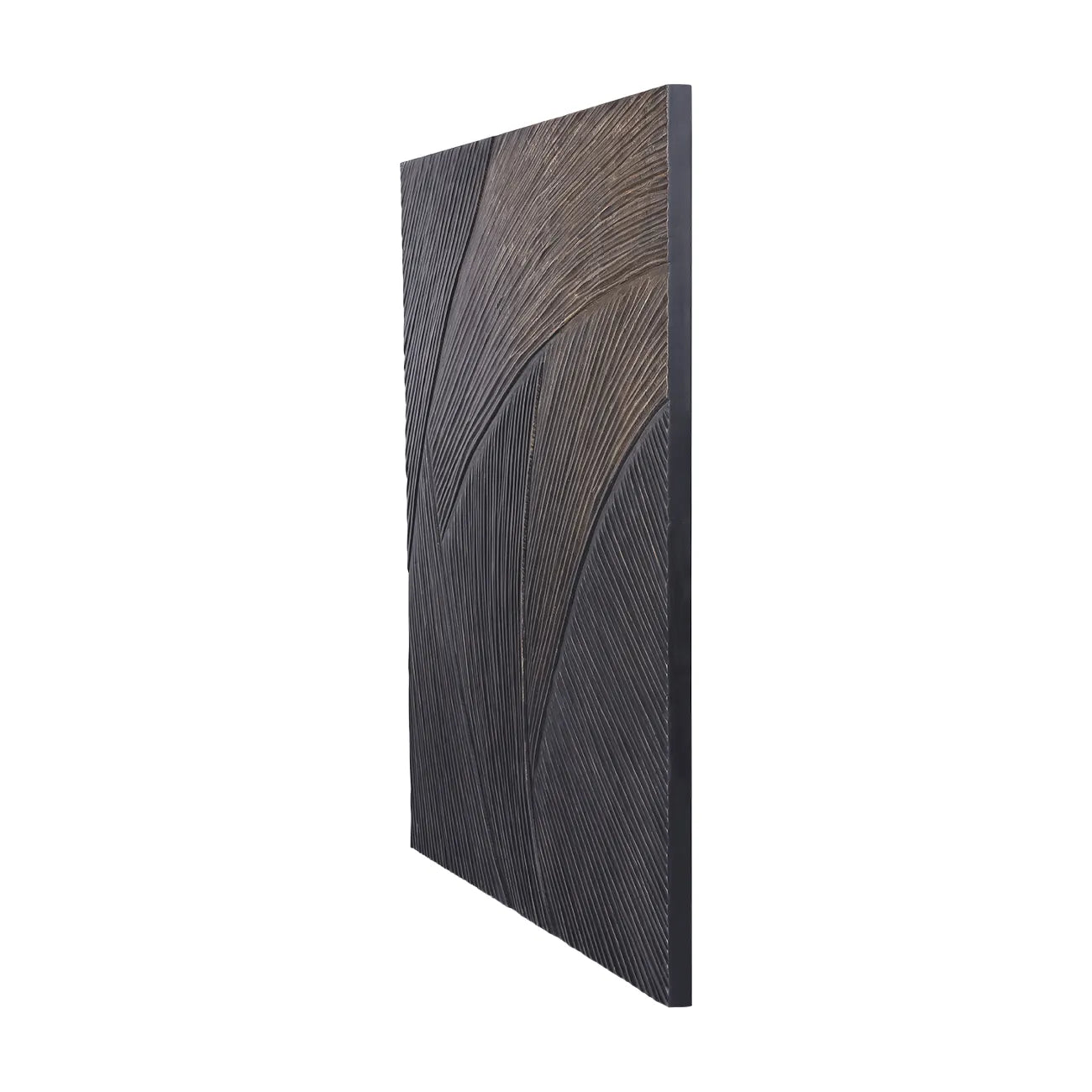 Golden Wave Geometric Wall Art 120x120cm