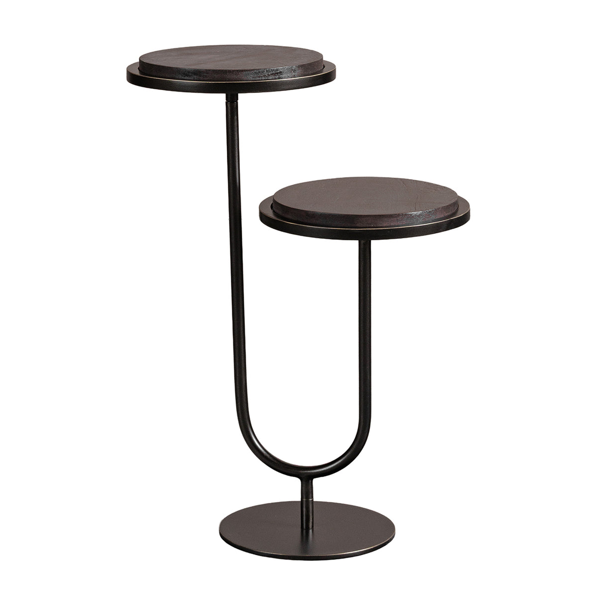 Marco Sandblasted Walnut Side Table