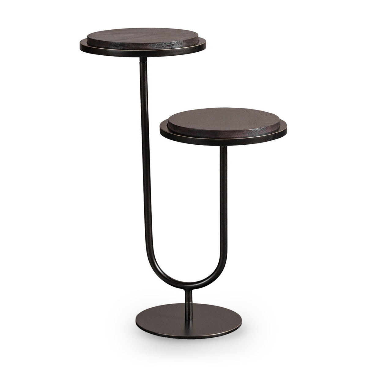 Marco Sandblasted Walnut Side Table