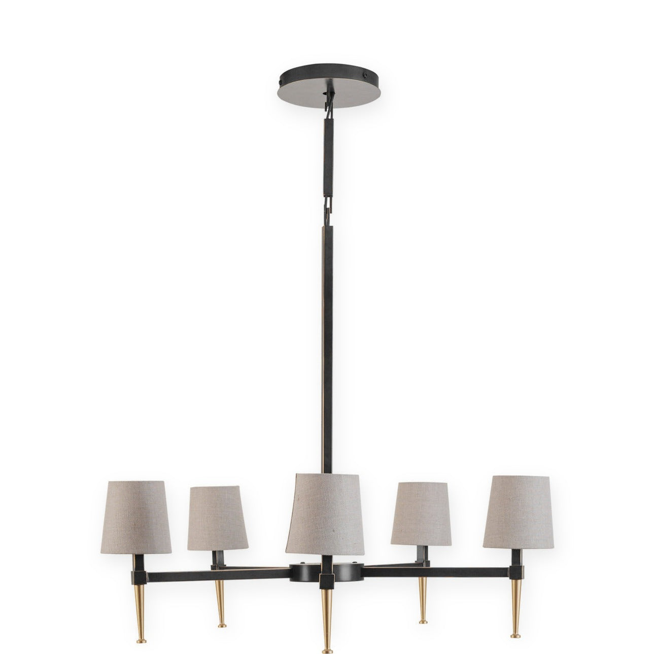 Stella 5 Light Pendant with Shades