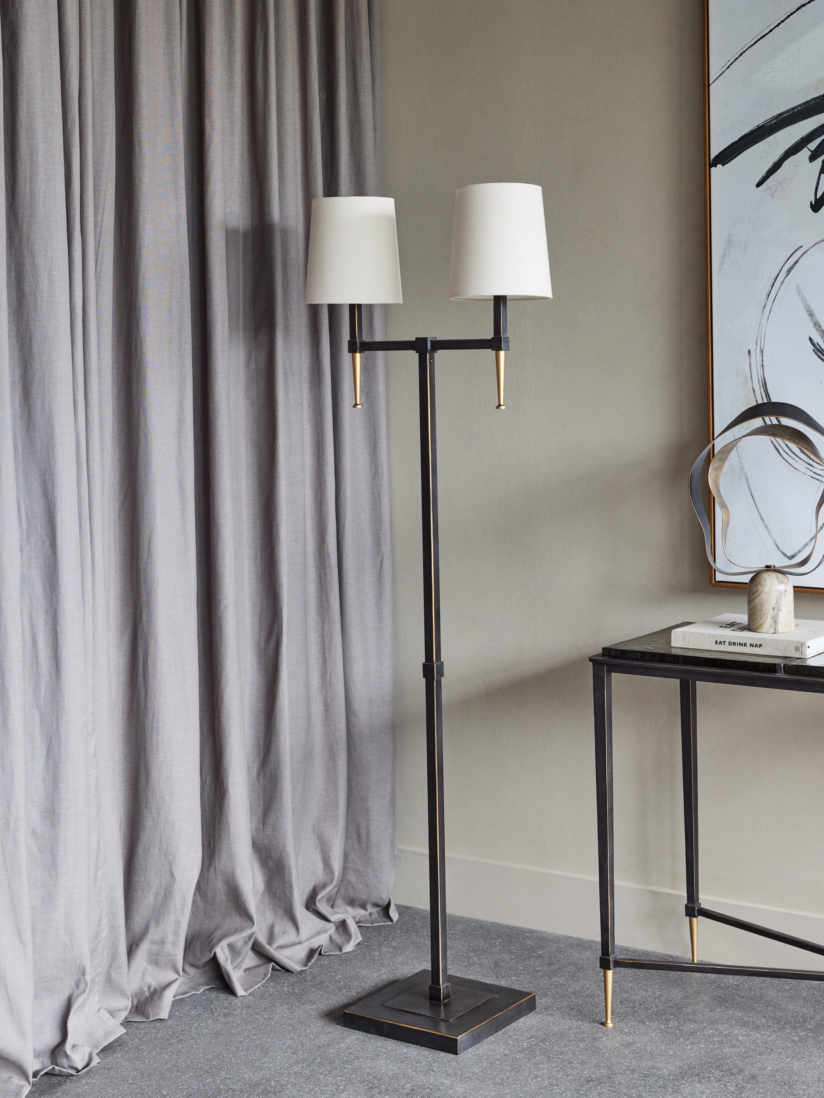 Stella Floor Lamp with Shades lifestyle