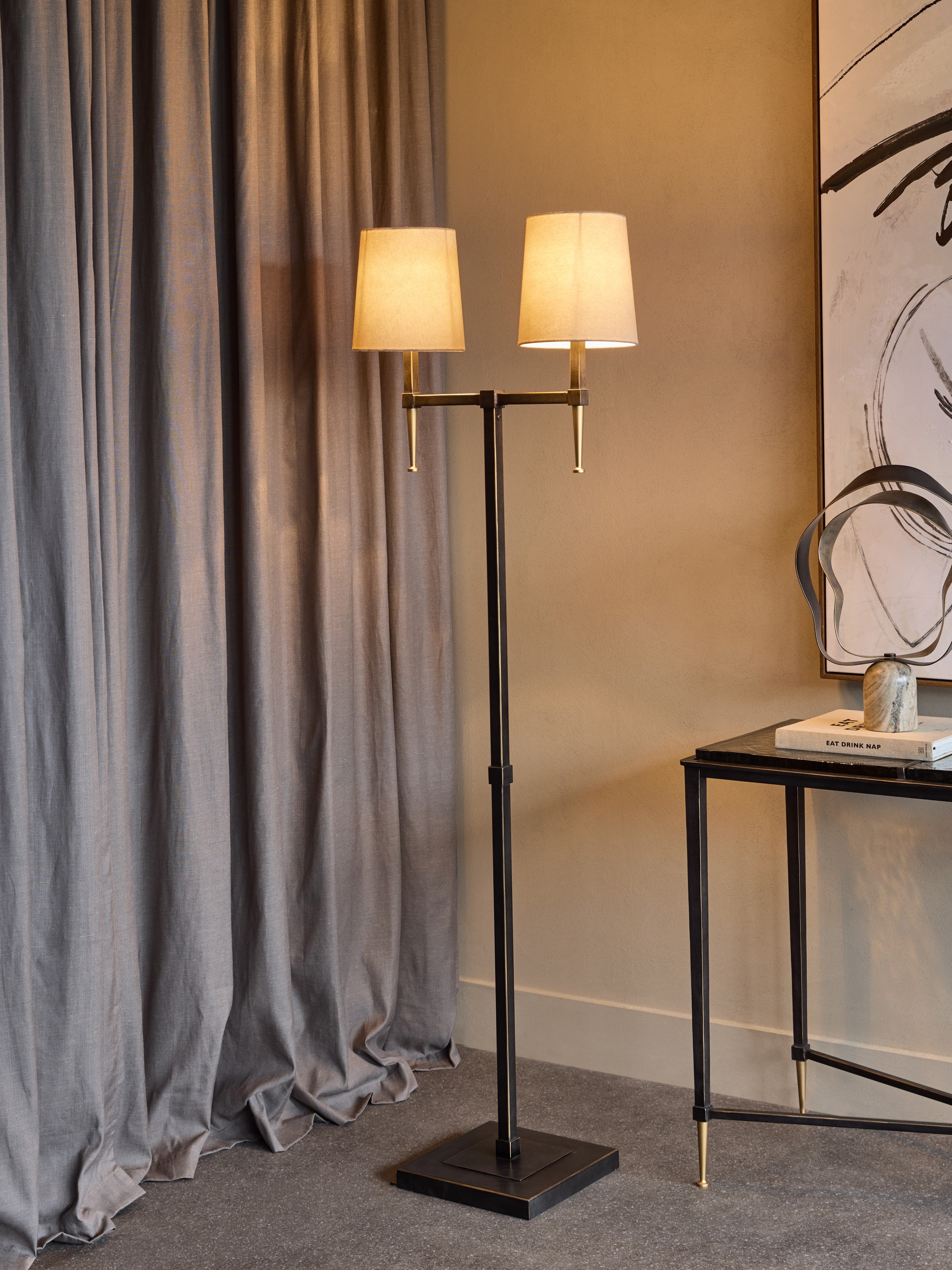 Stella Floor Lamp with Shades lifestyle