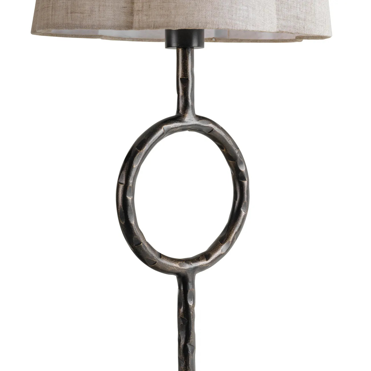 Rutland  Table Lamp with Plain Linen  Shade