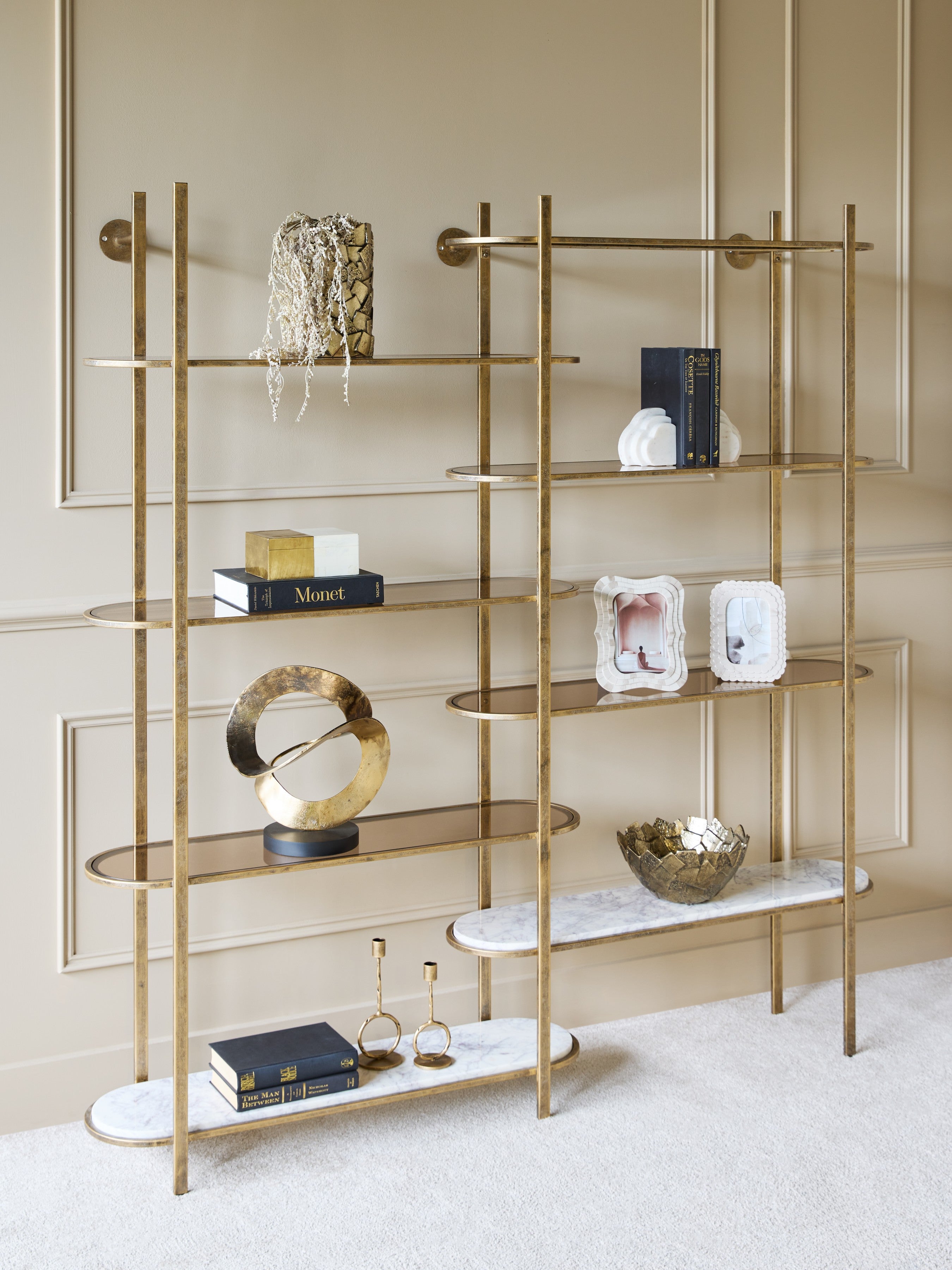 Belvedere Aged Gold Display Unit — lifestyle 6