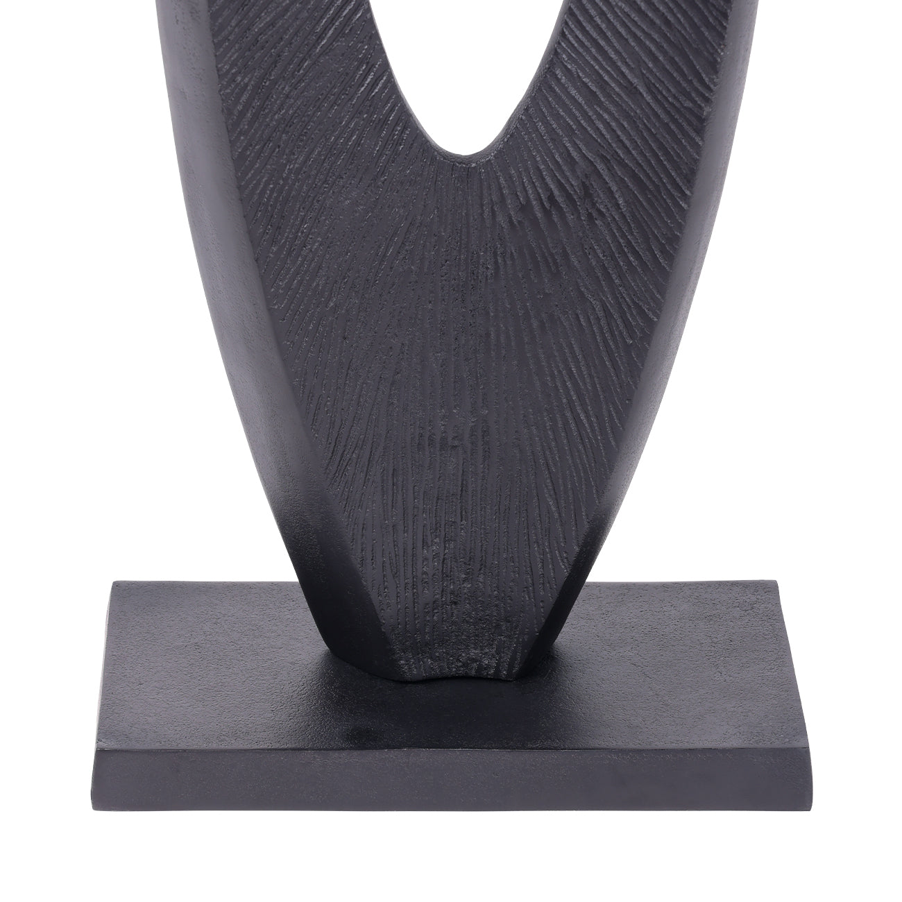 Axis Black Aluminium Sculpture — view 5