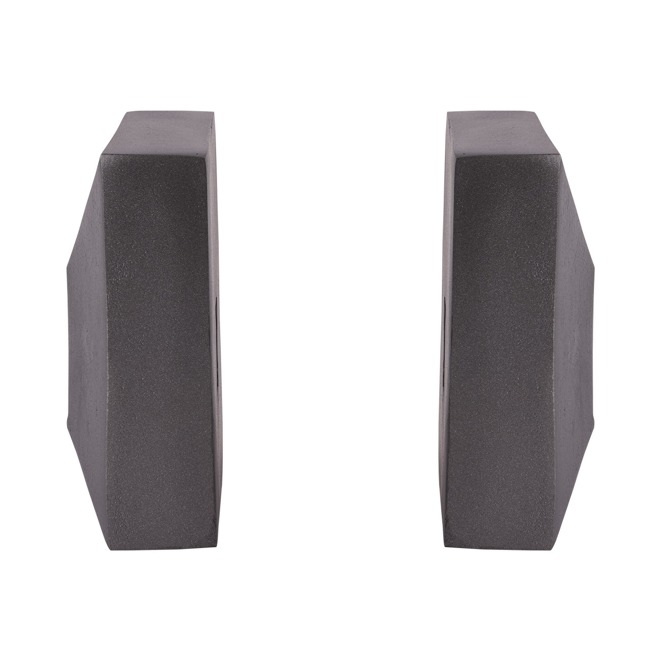 Set of 2 Geo Antique Lead Aluminium Bookends — view 2