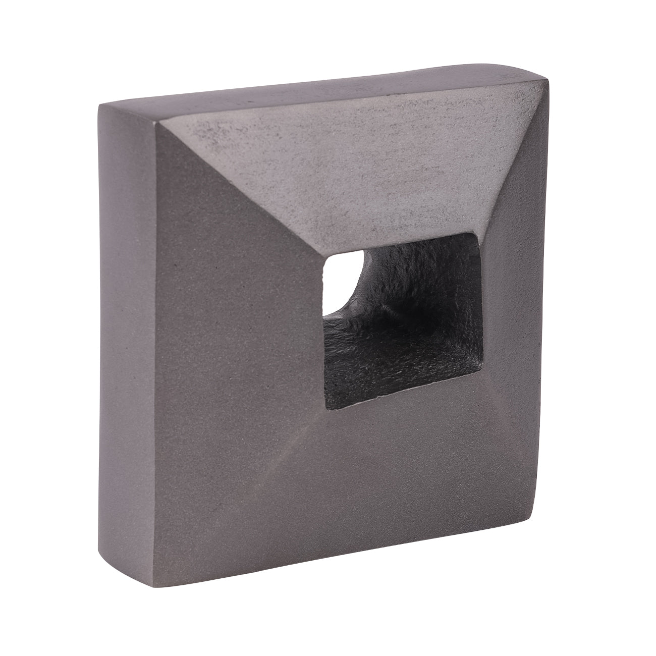 Set of 2 Geo Antique Lead Aluminium Bookends — view 5
