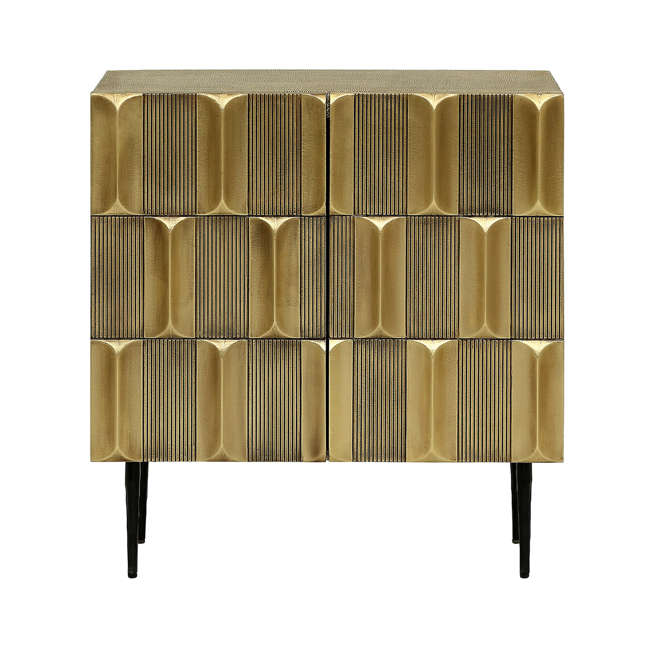 Verano Brass 2 Door Cabinet — view 2