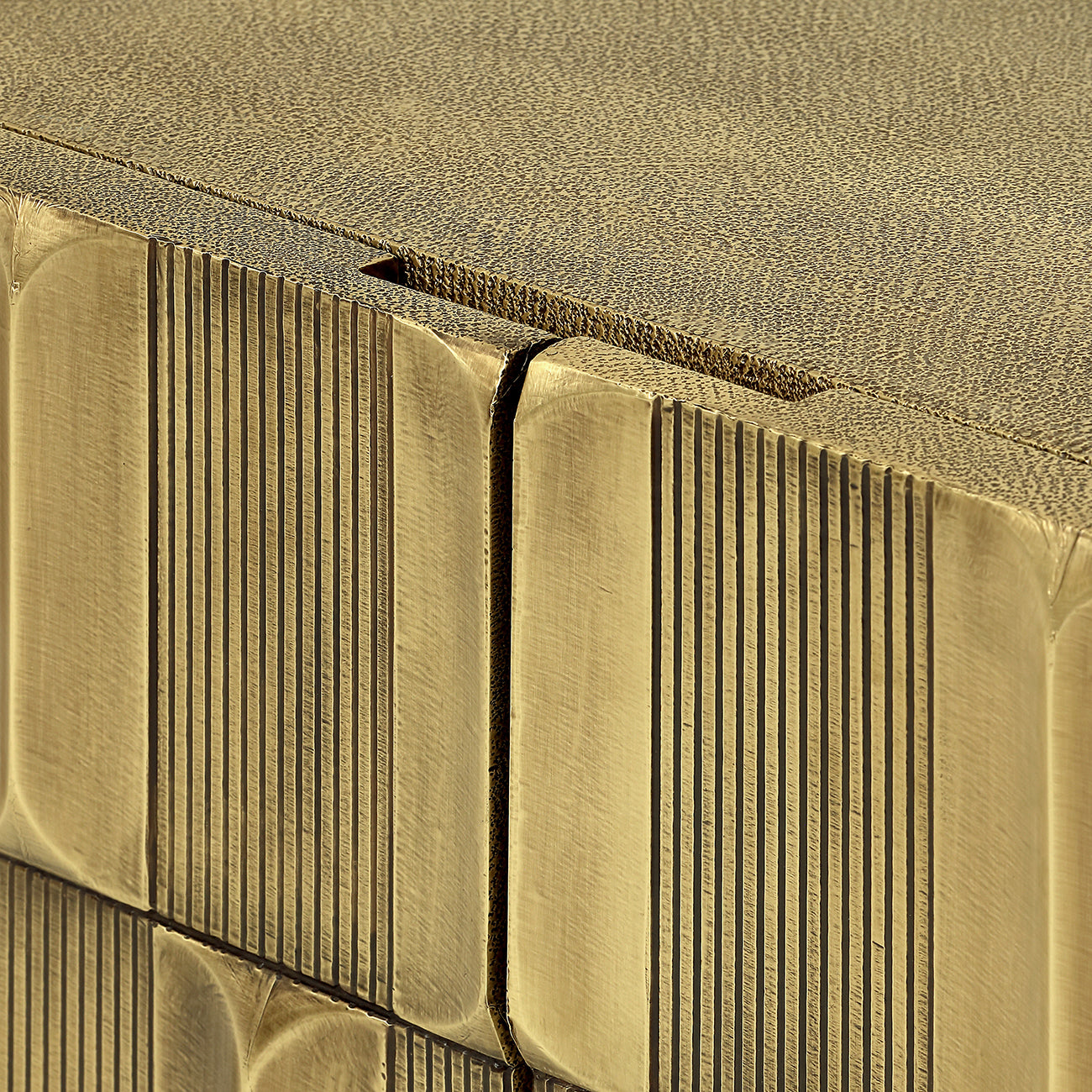Verano Brass 2 Door Cabinet — view 3