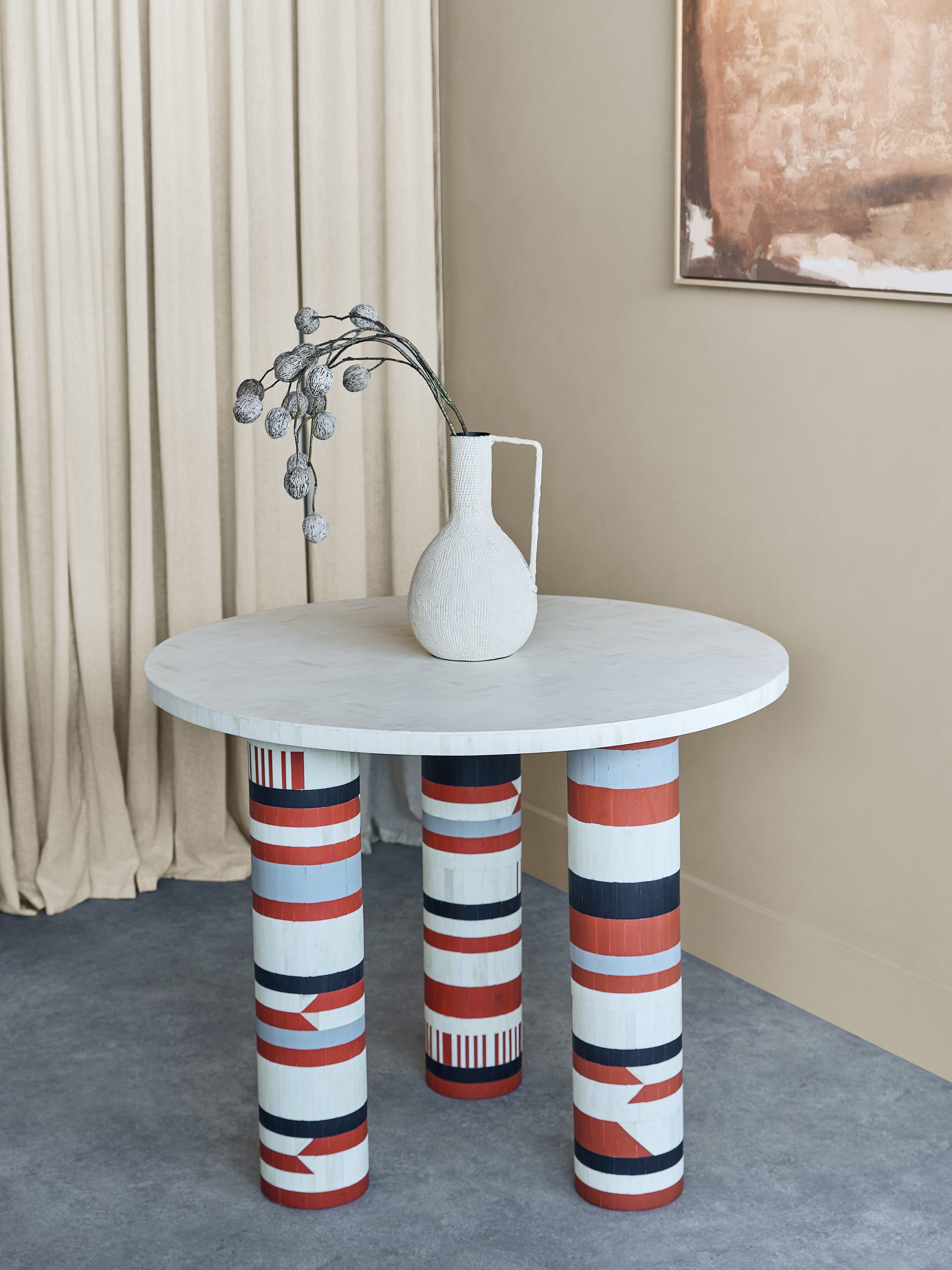 Coco Hall Bone Inlay Dining Table — lifestyle 6