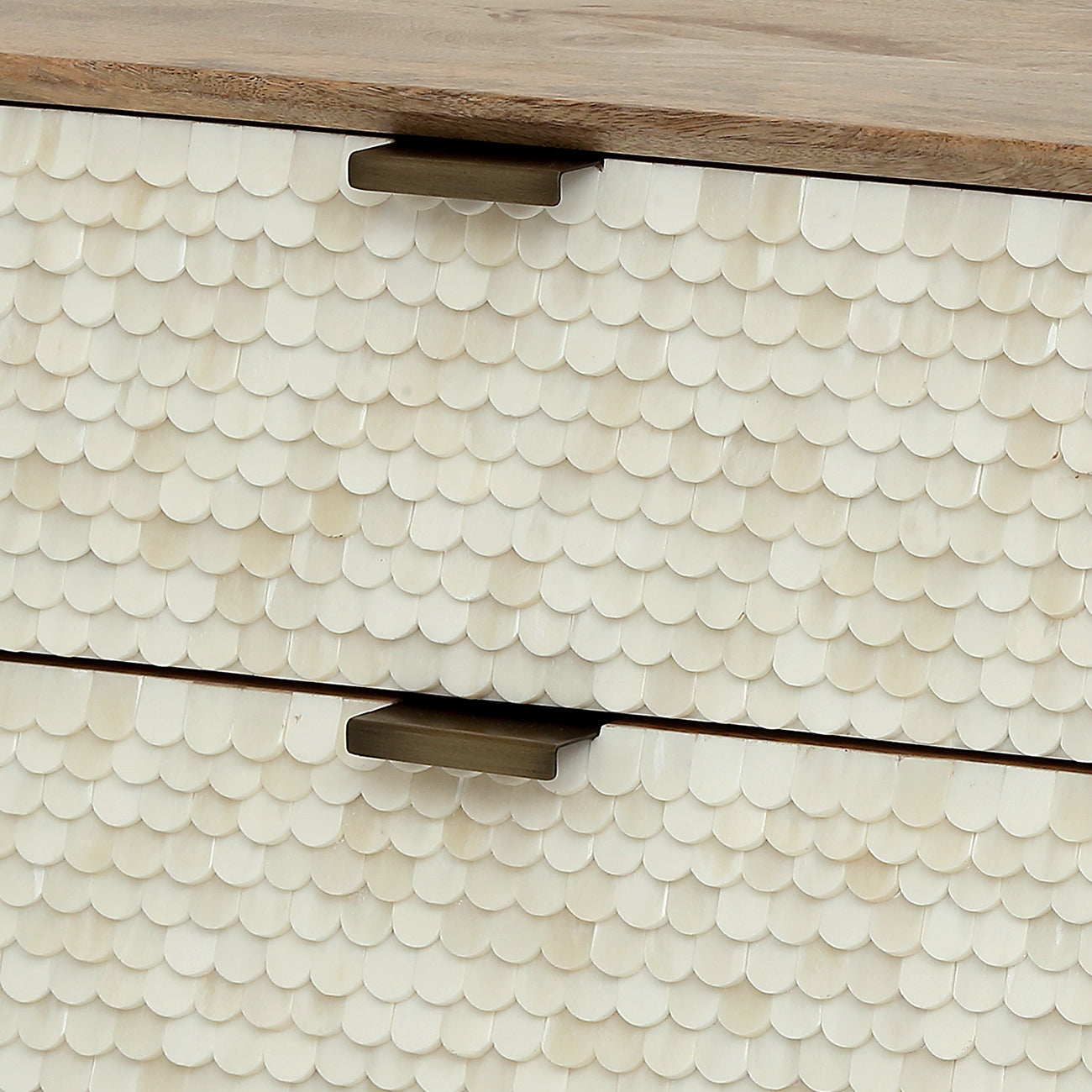 Nerida Bone Inlay Bedside Table — view 4
