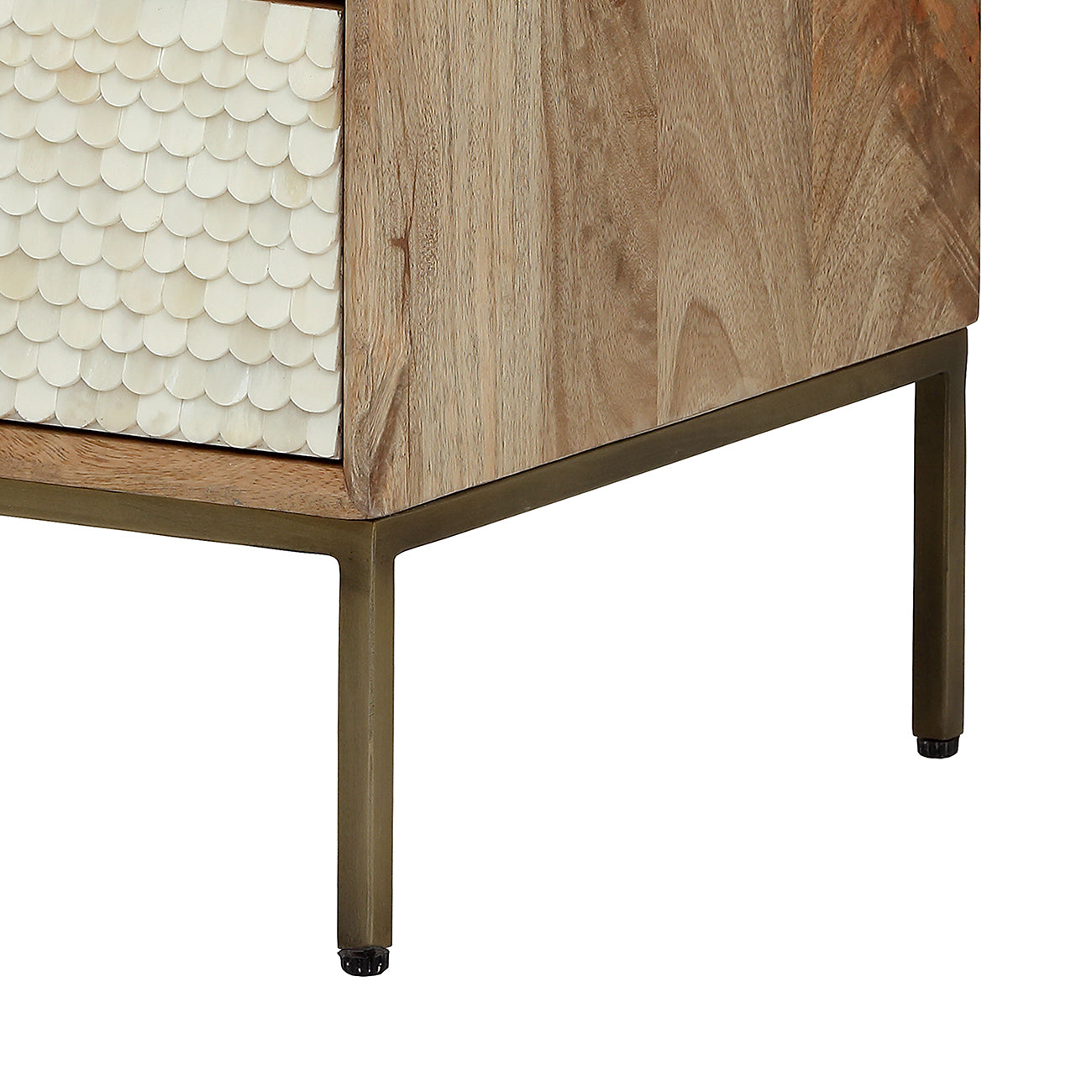 Nerida Bone Inlay Bedside Table — view 5