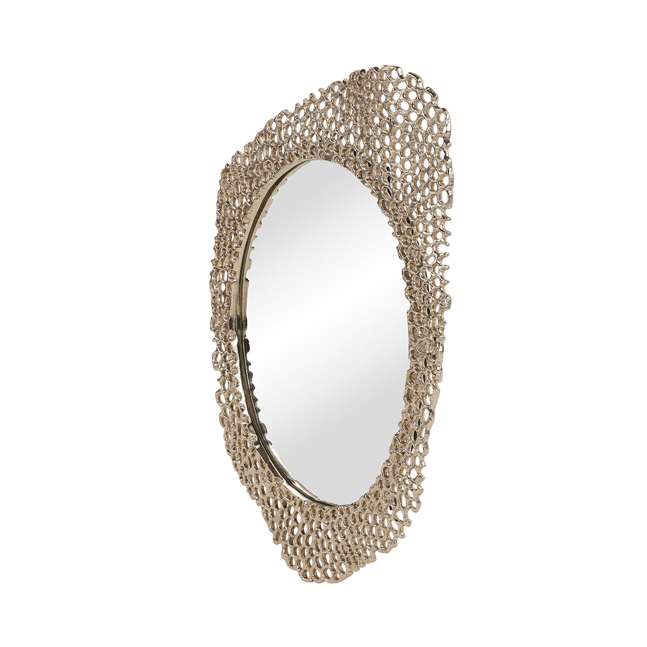 Miel Cast Aluminium Large Mirror — view 2