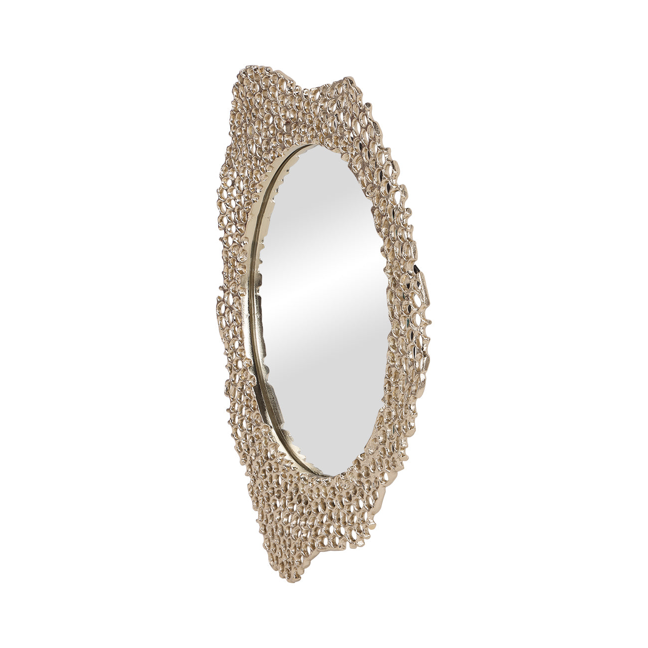 Miel Cast Aluminium Medium Mirror — view 2