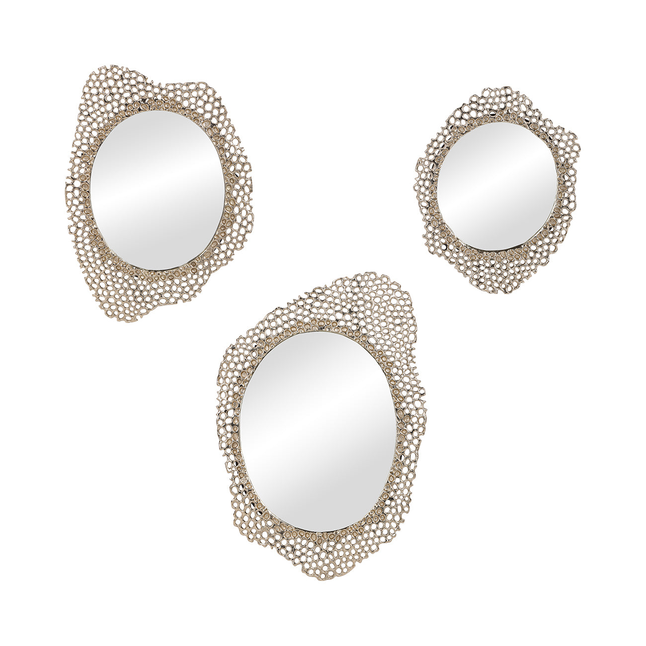 Miel Cast Aluminium Medium Mirror — shown alongside coordinating products