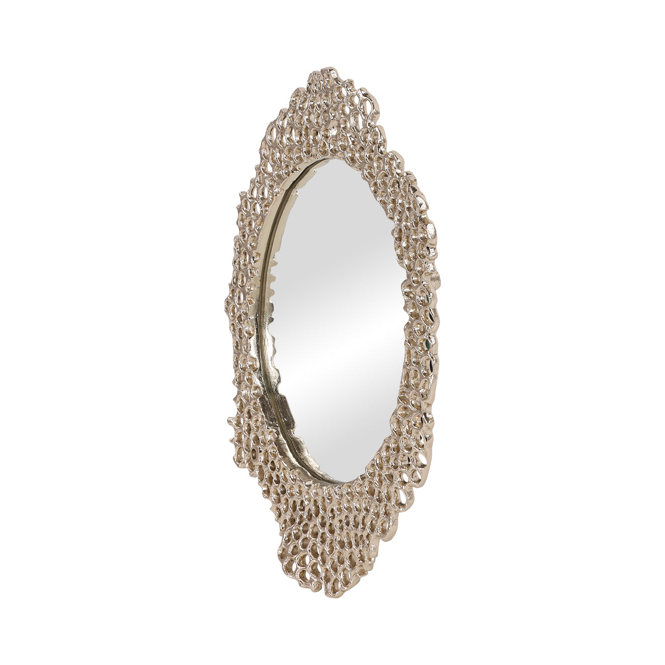 Miel Cast Aluminium Small Mirror — view 2