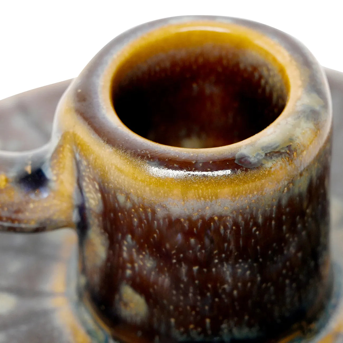 Denton Glazed Candle Stick Holder