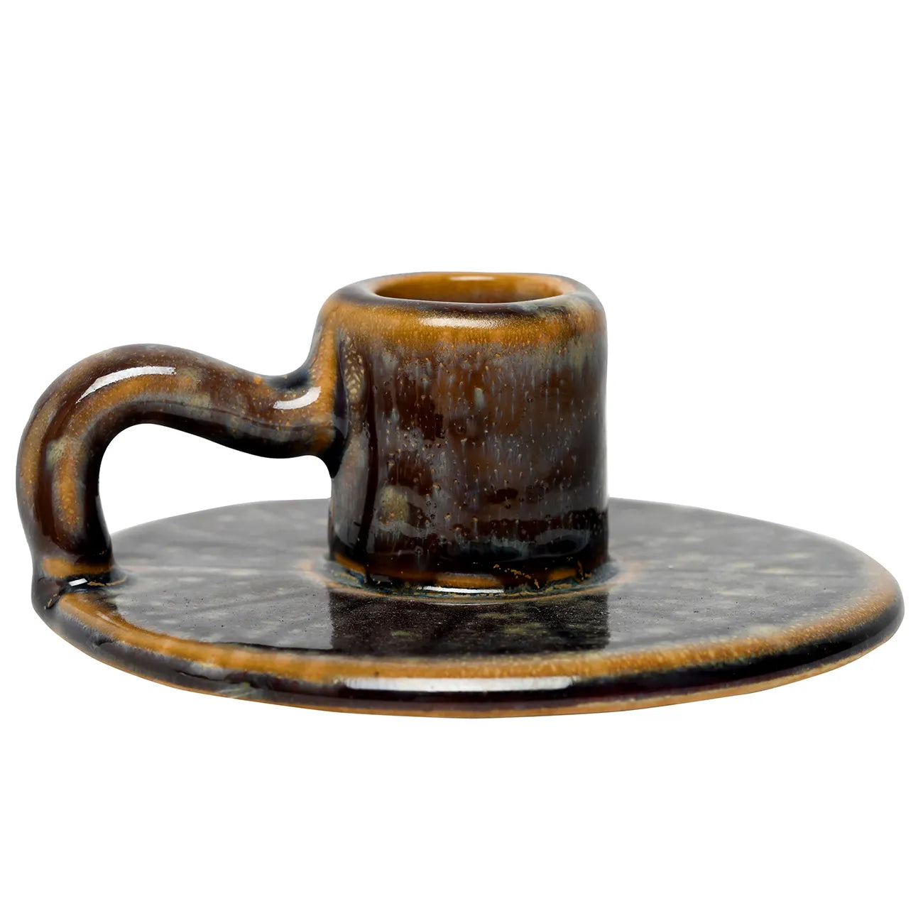 Denton Glazed Candle Stick Holder