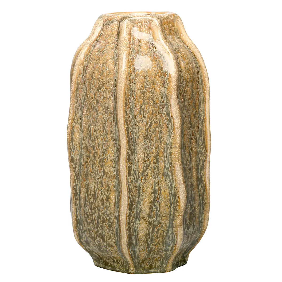 Colston Yellow Reactive Glaze Vase Large