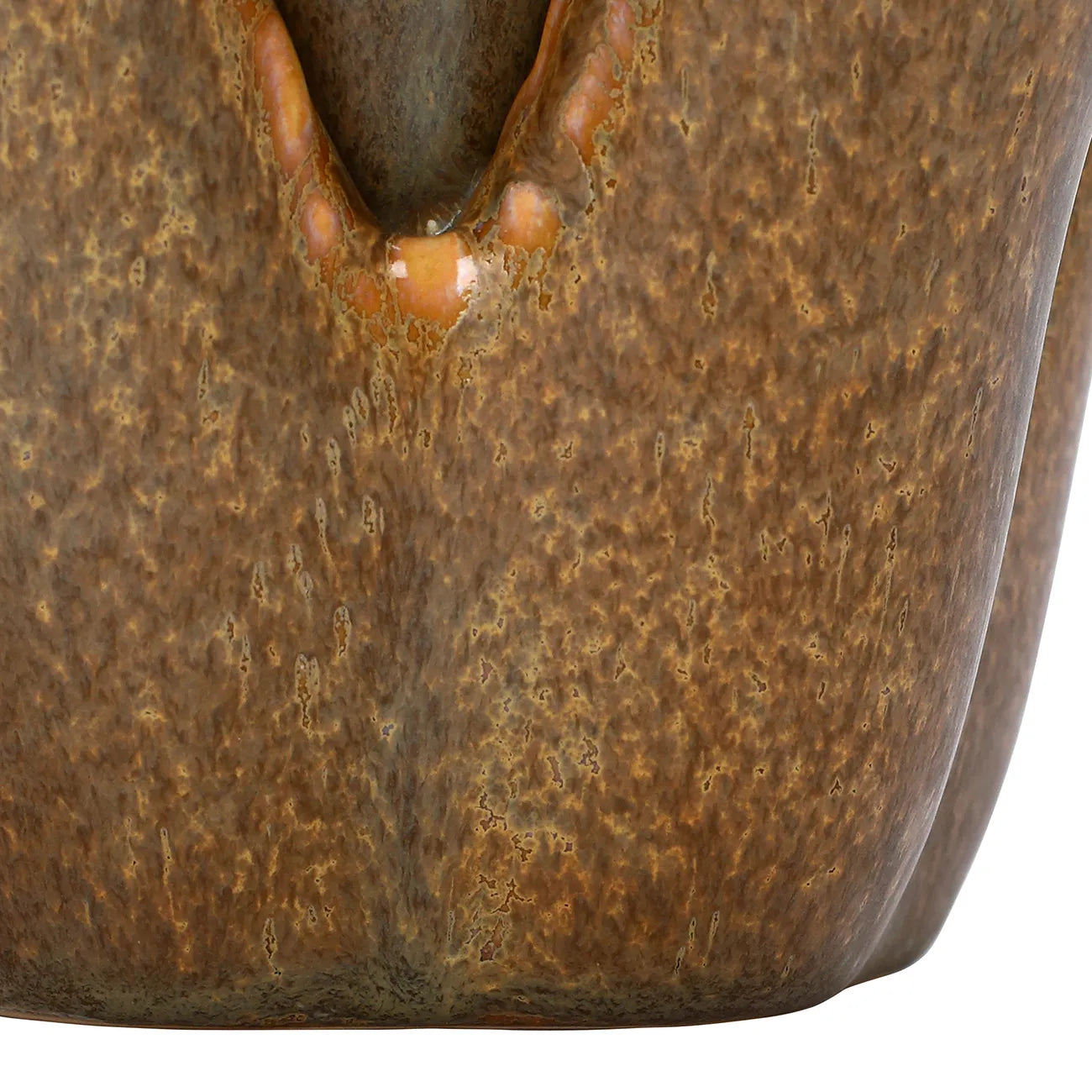 Tropics Reactive Glaze Candle Holder Medium