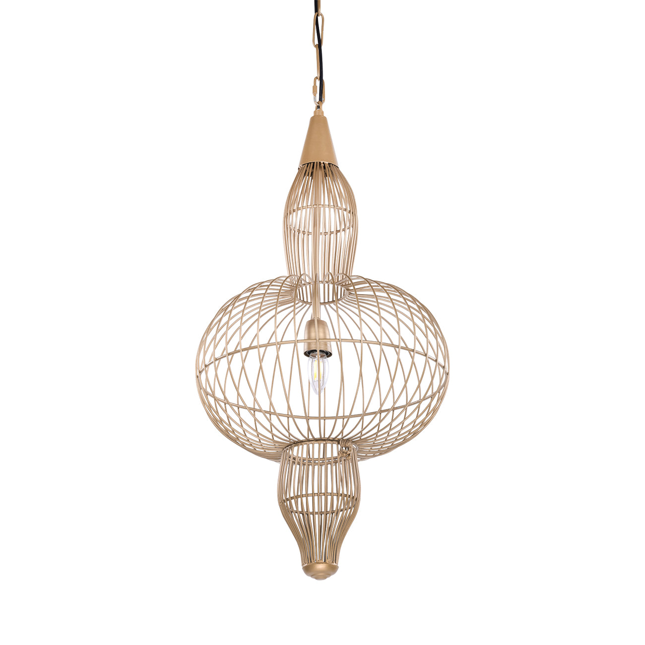 Mira Orb Wire Pendant Light — view 2
