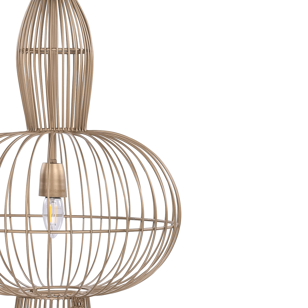 Mira Orb Wire Pendant Light — view 4