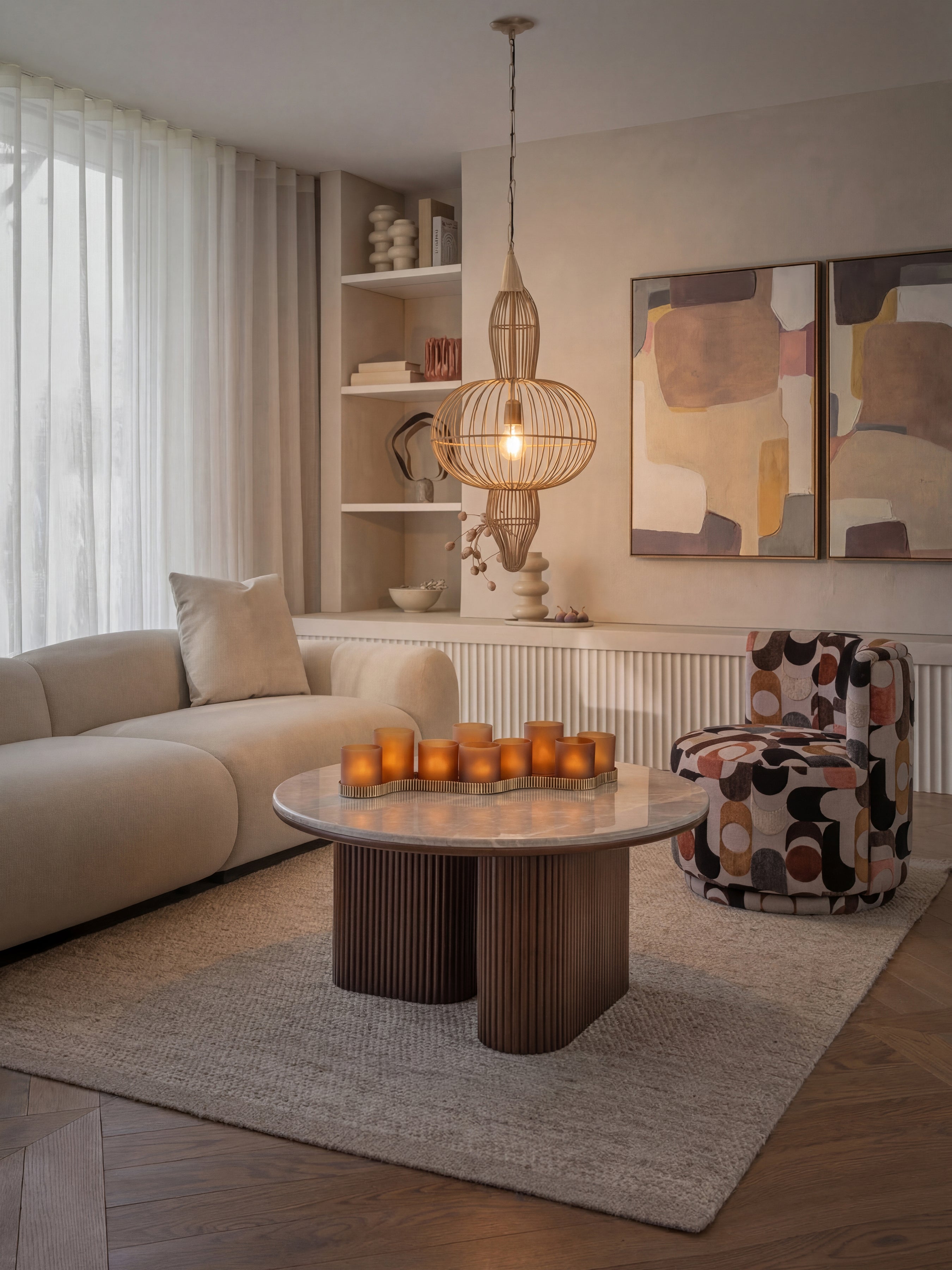 Mira Orb Wire Pendant Light — lifestyle 7