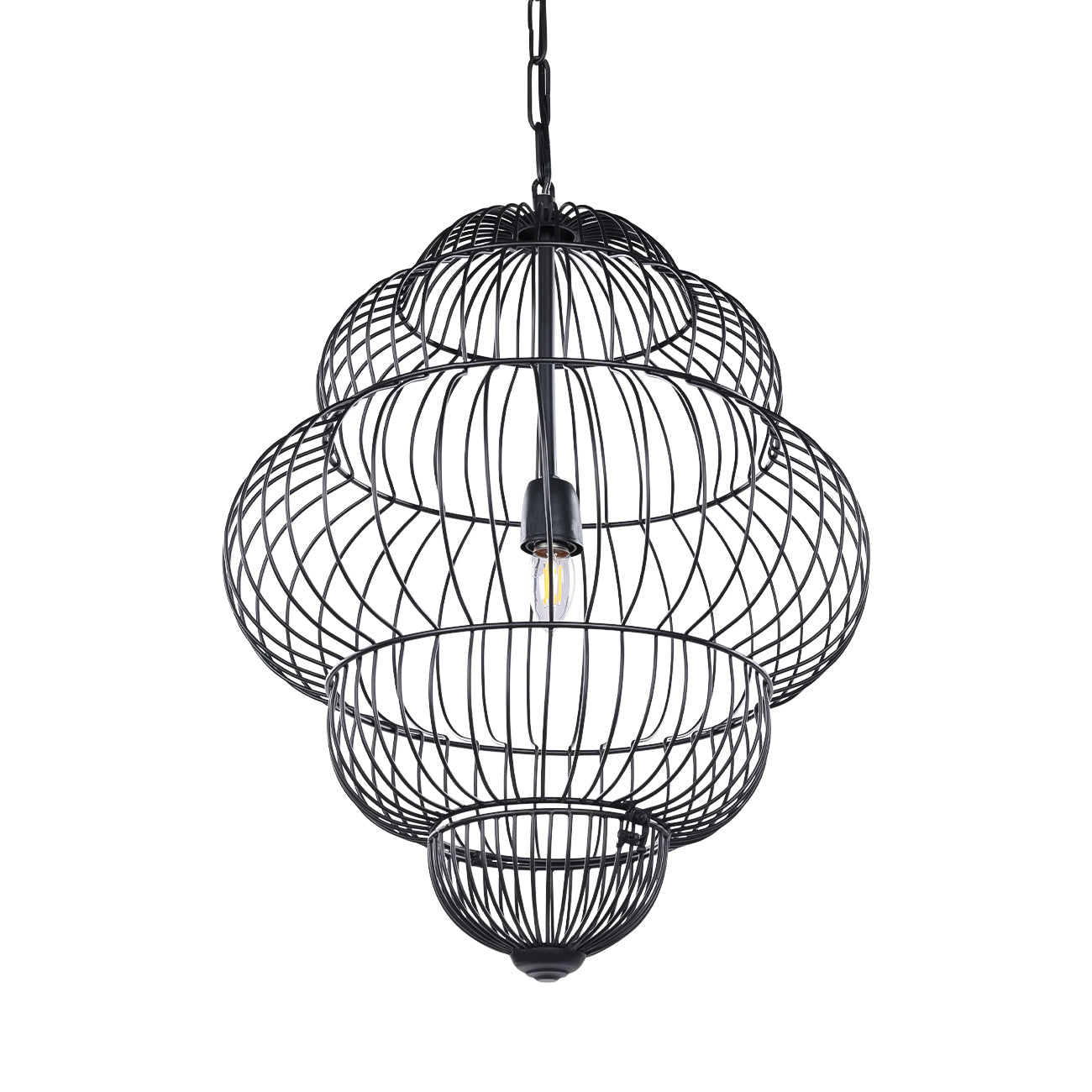 Mira Tiered Cloud Wire Pendant Light — view 2