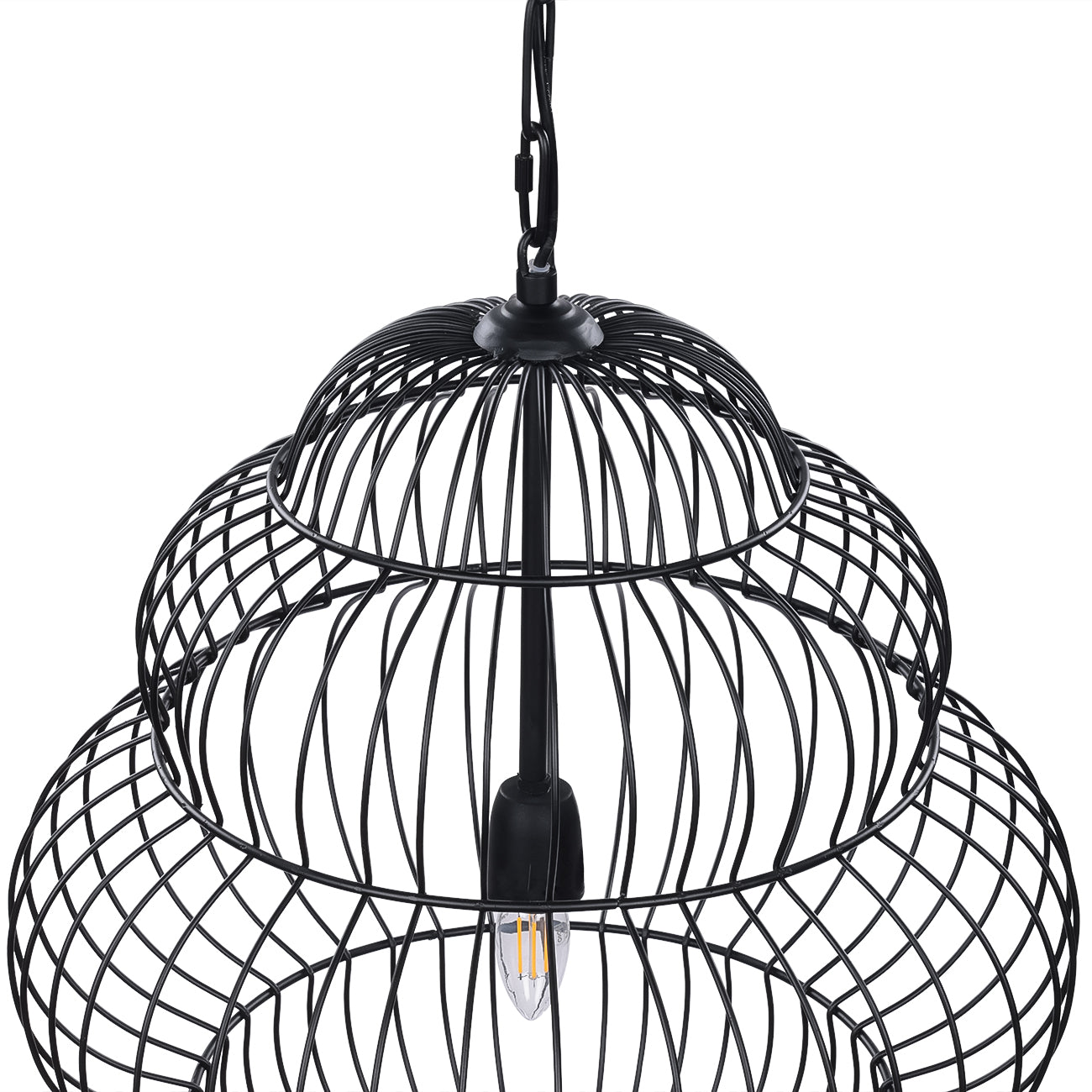 Mira Tiered Cloud Wire Pendant Light — view 5