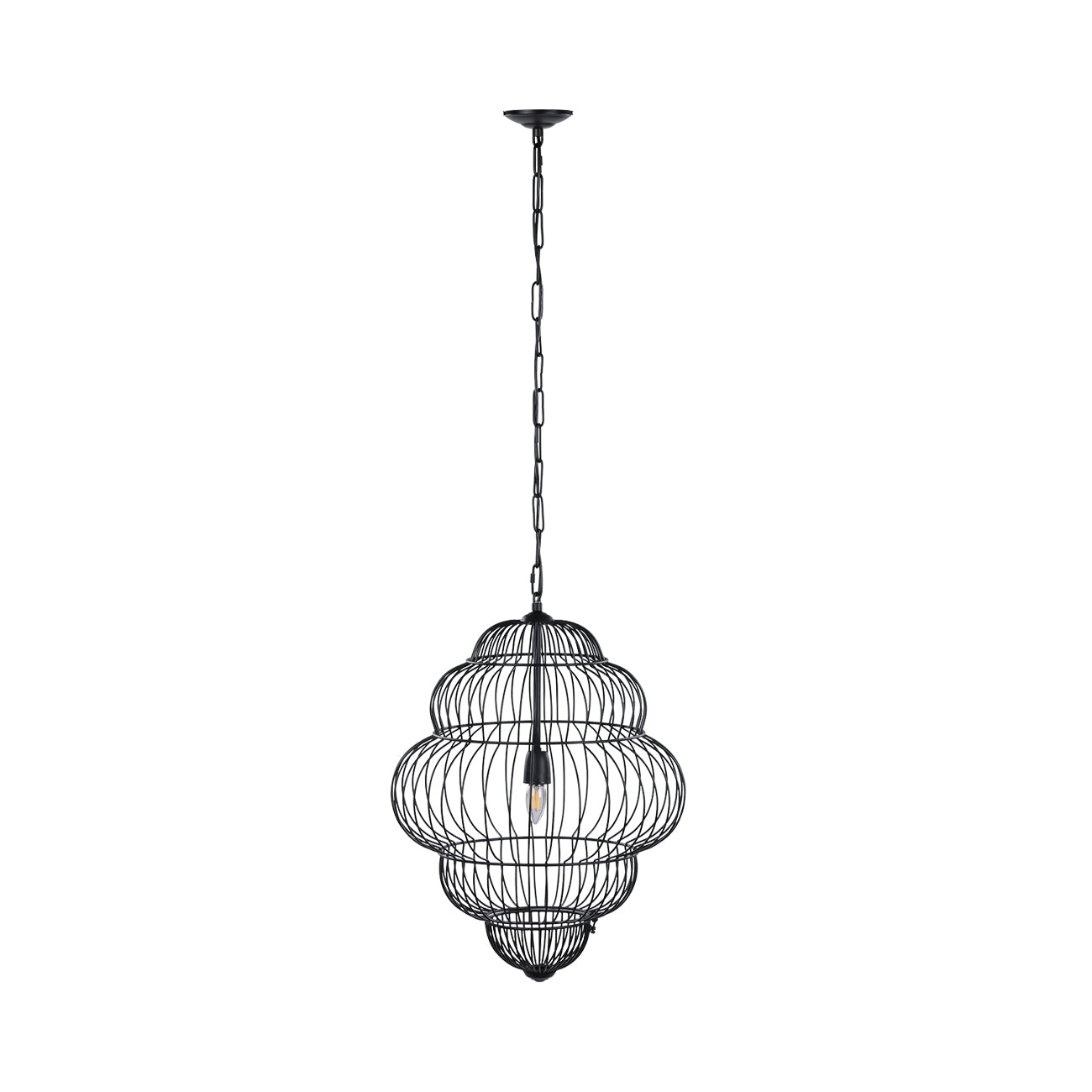 Mira Tiered Cloud Wire Pendant Light — view 6