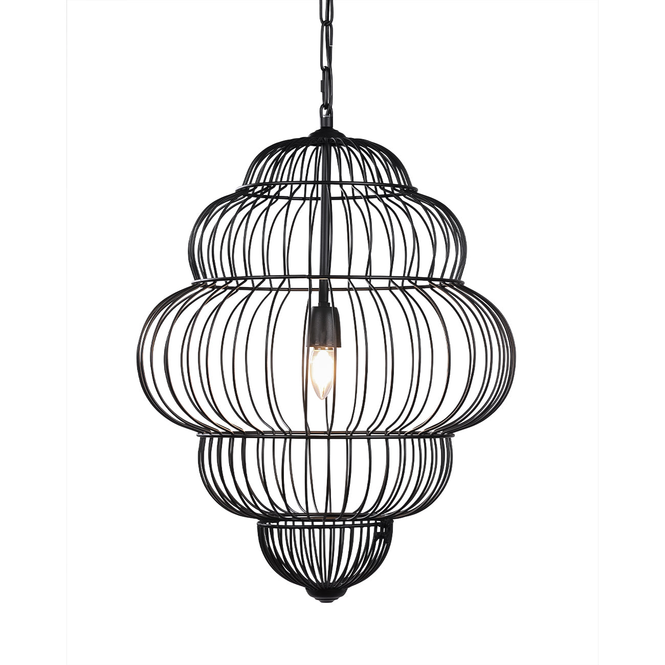 Mira Tiered Cloud Wire Pendant Light